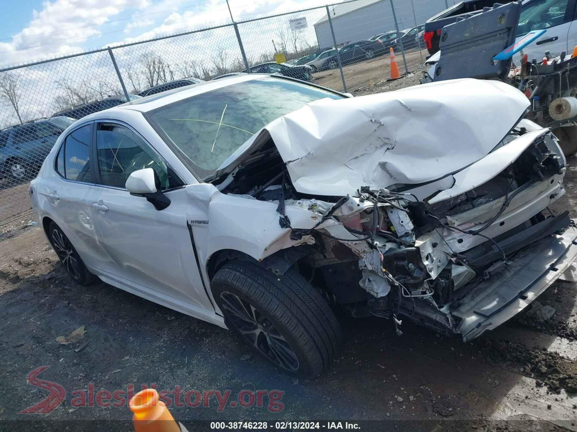 2019 TOYOTA CAMRY HYBRID — VIN 4T1B21HK7KU013558