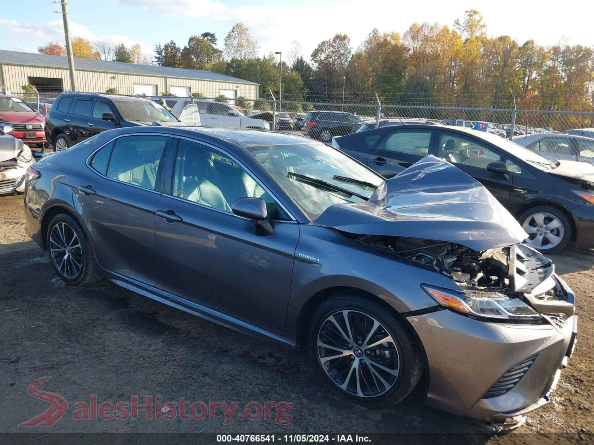 2019 TOYOTA CAMRY HYBRID — VIN 4T1B21HK8KU014489