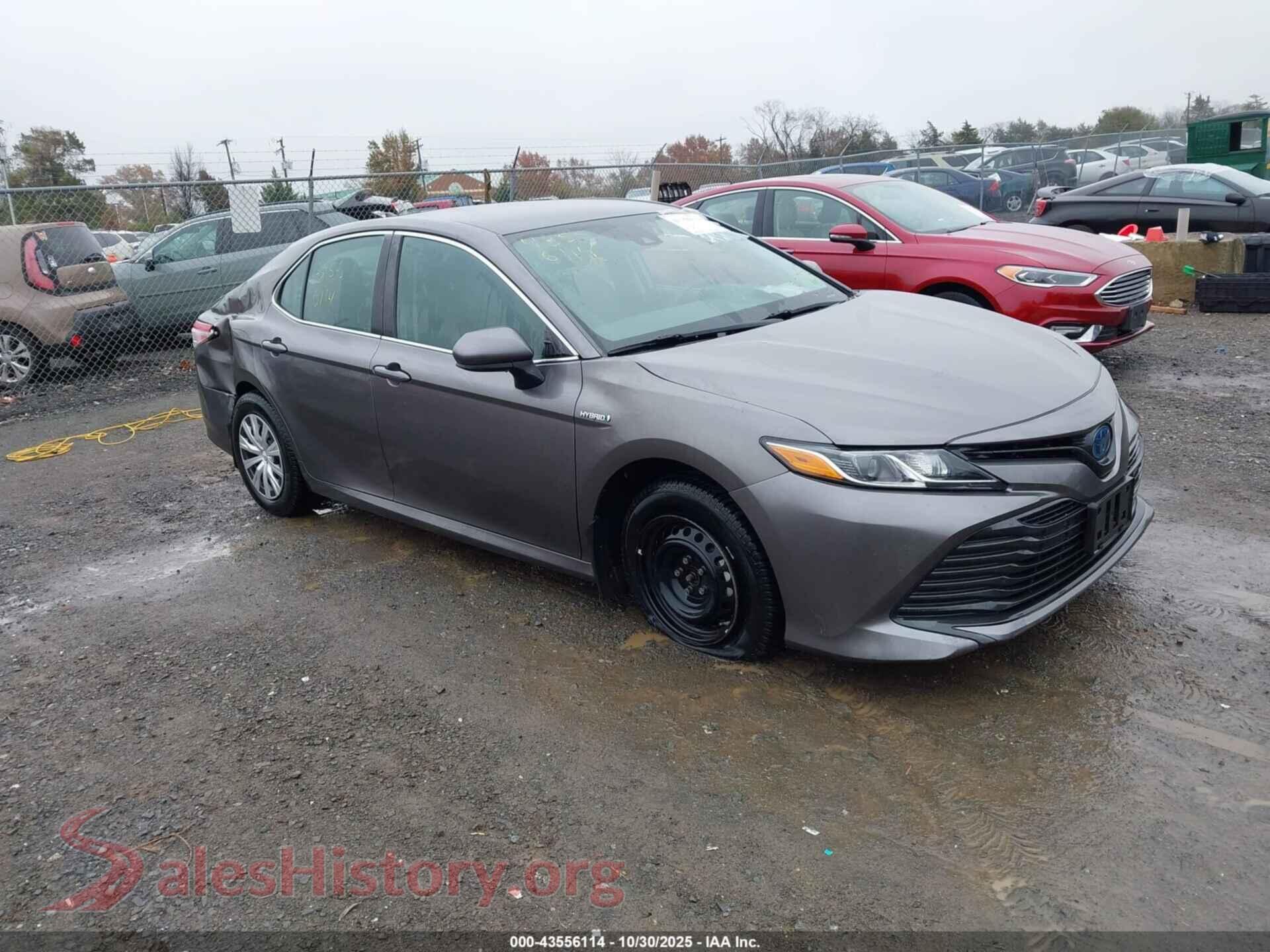 2019 TOYOTA CAMRY HYBRID — VIN 4T1B31HK1KU517309