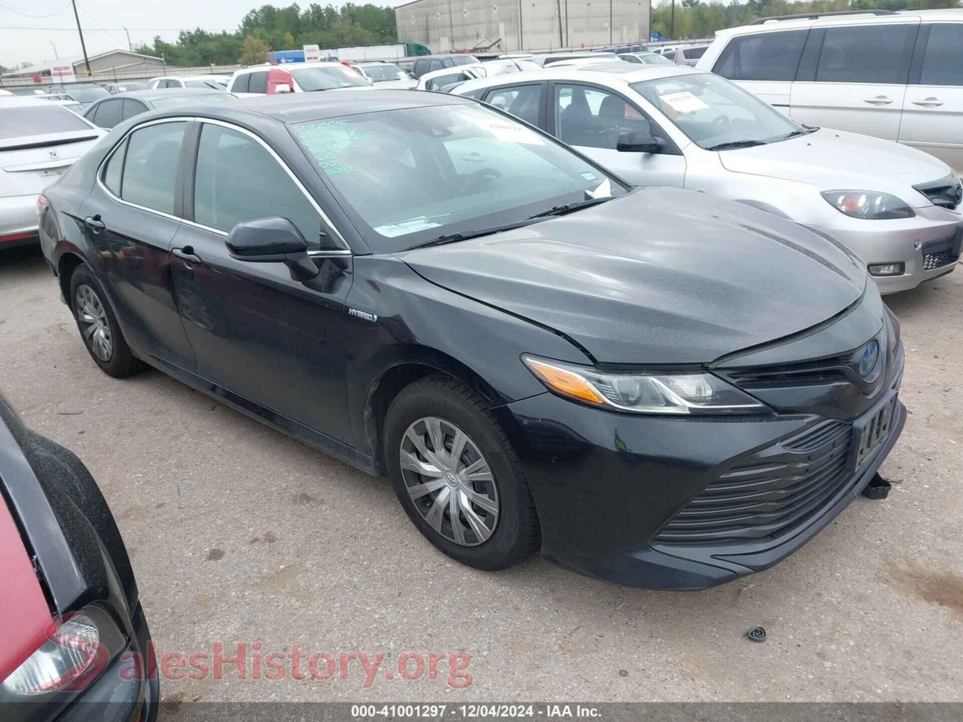 2018 TOYOTA CAMRY HYBRID — VIN 4T1B31HK5JU500480