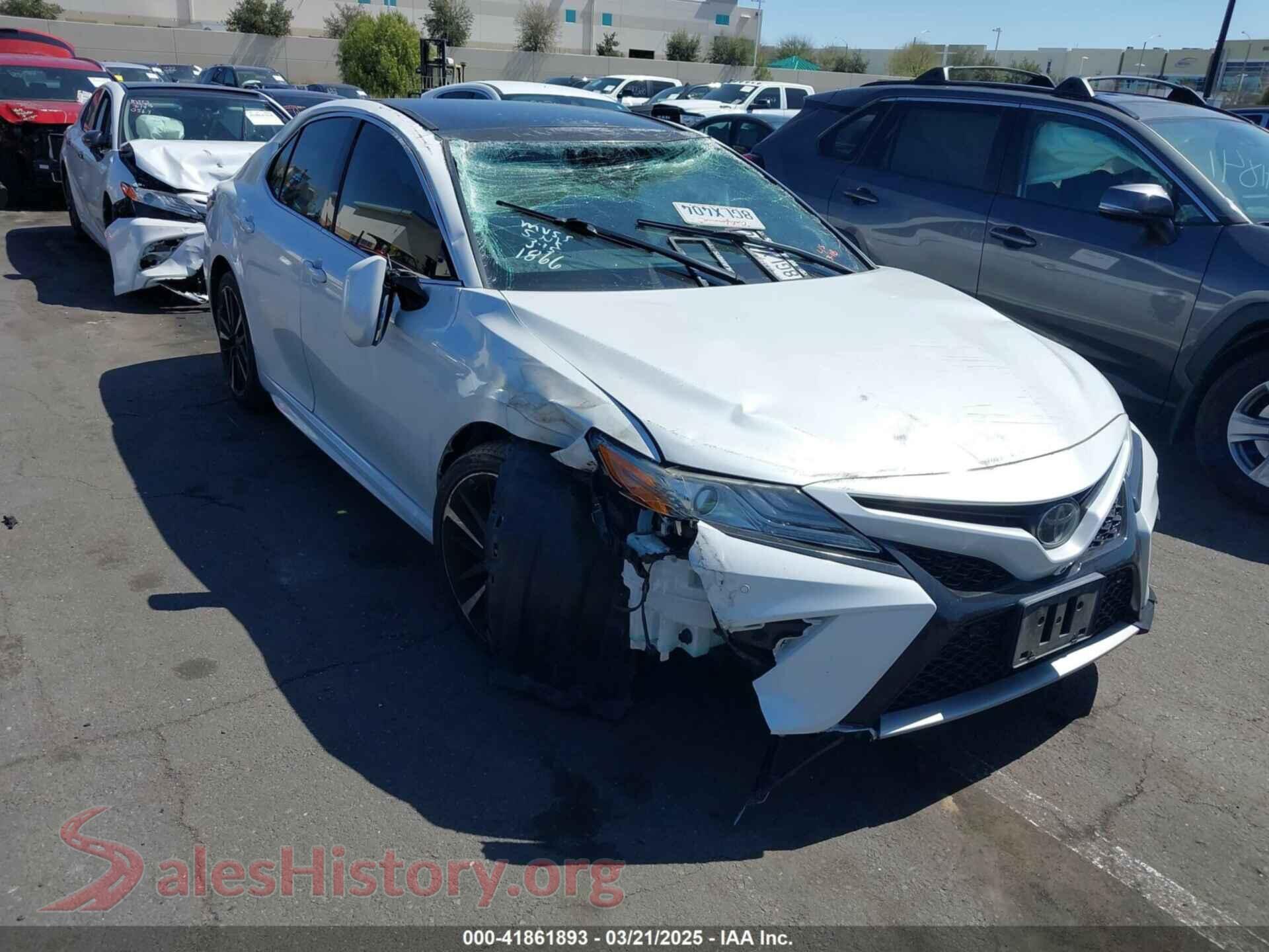 2019 TOYOTA CAMRY — VIN 4T1B61HK4KU691866