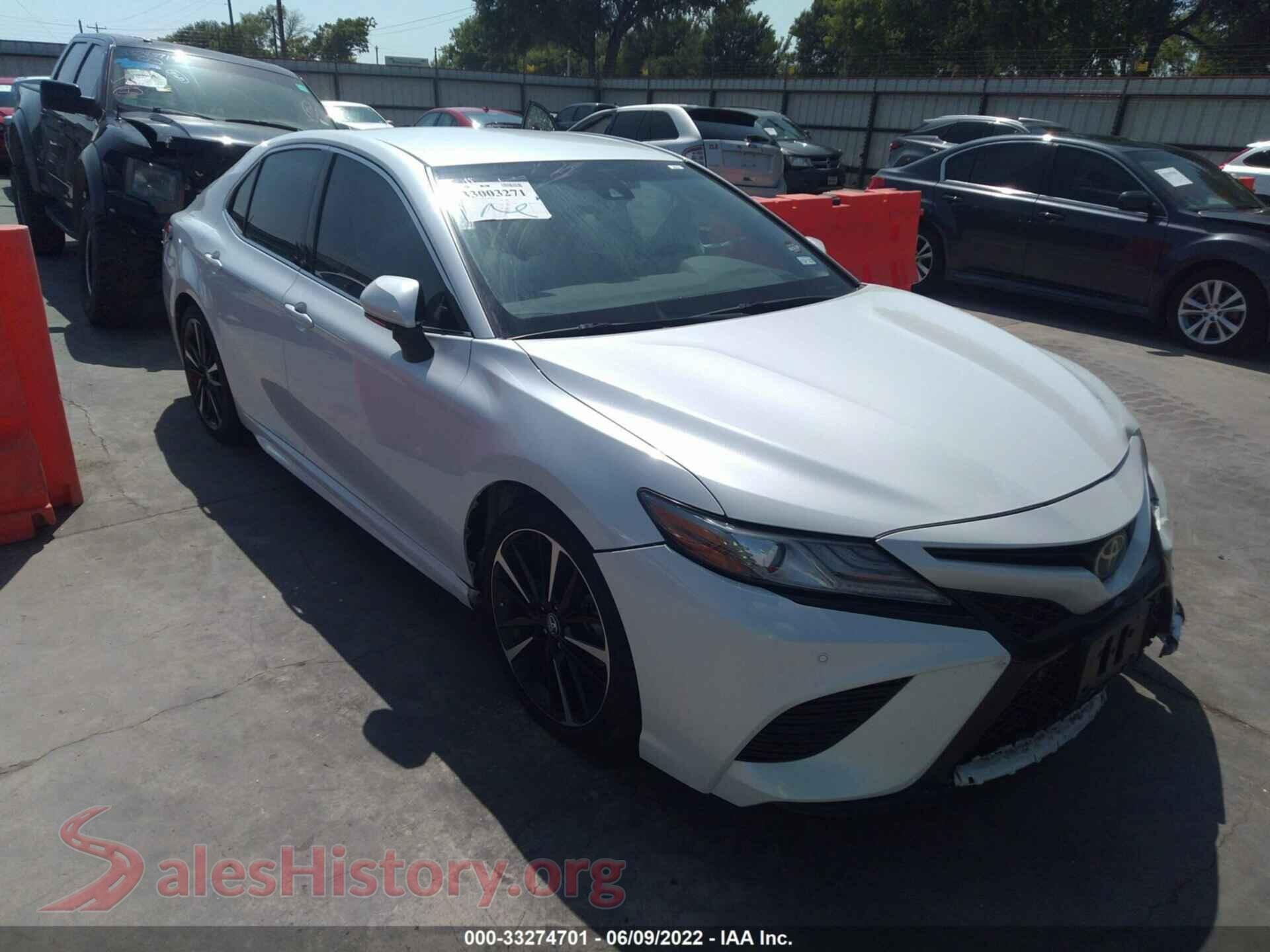 2018 TOYOTA CAMRY — VIN 4T1B61HK7JU005477