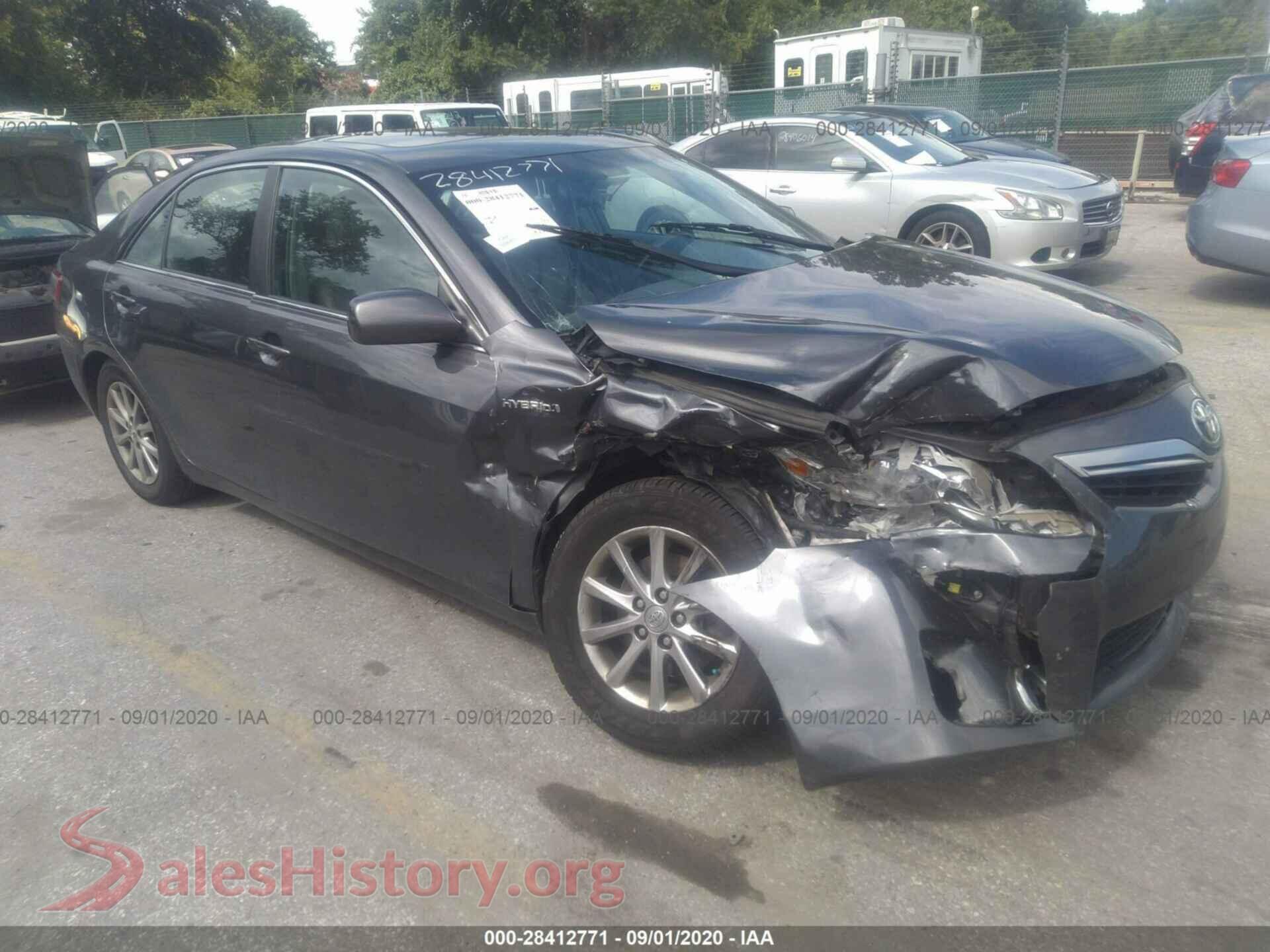 2011 TOYOTA CAMRY HYBRID — VIN 4T1BB3EKXBU140921