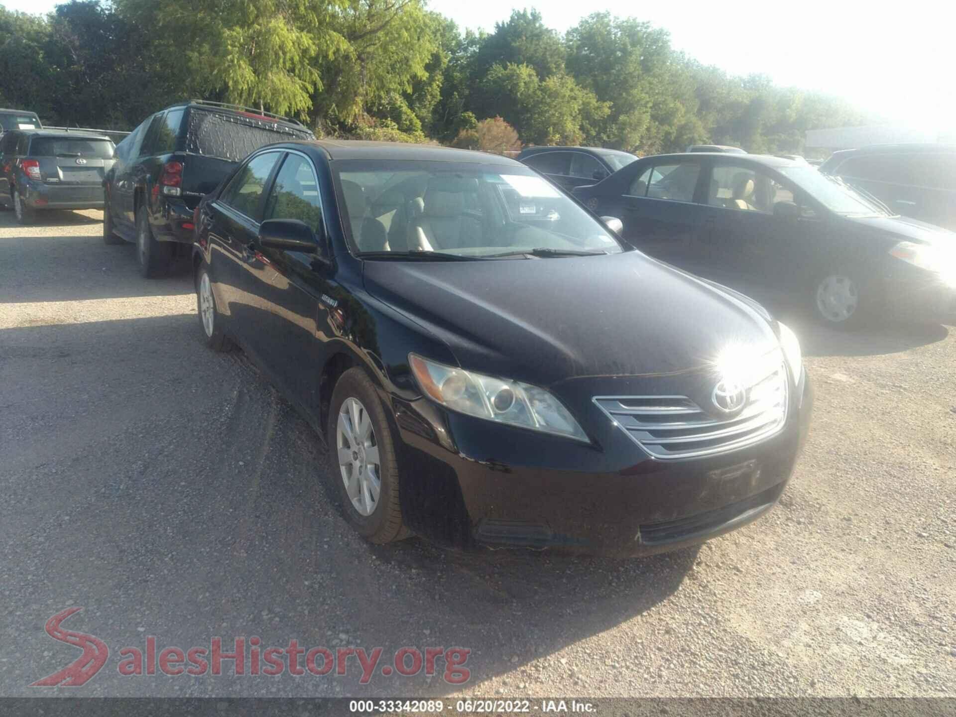 2009 TOYOTA CAMRY HYBRID — VIN 4T1BB46K29U073505