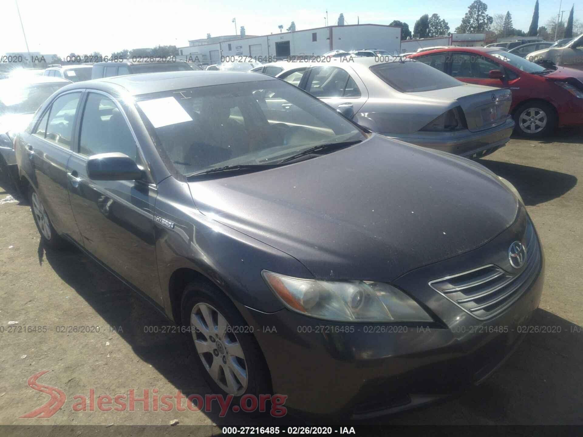 2008 TOYOTA CAMRY — VIN 4T1BB46K48U052427