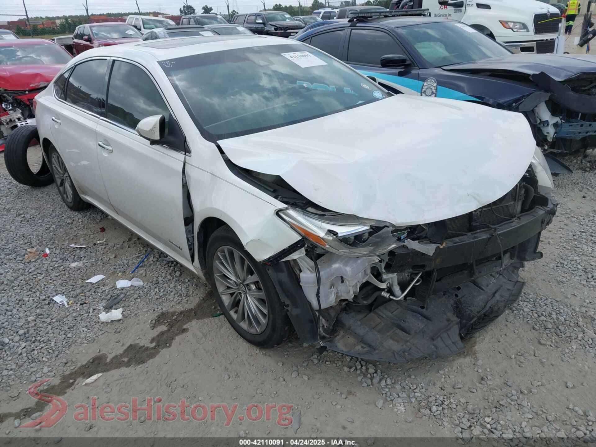 2016 TOYOTA AVALON HYBRID — VIN 4T1BD1EB0GU056337