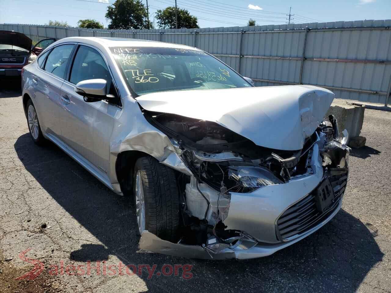 2014 TOYOTA AVALON — VIN 4T1BD1EB1EU030925