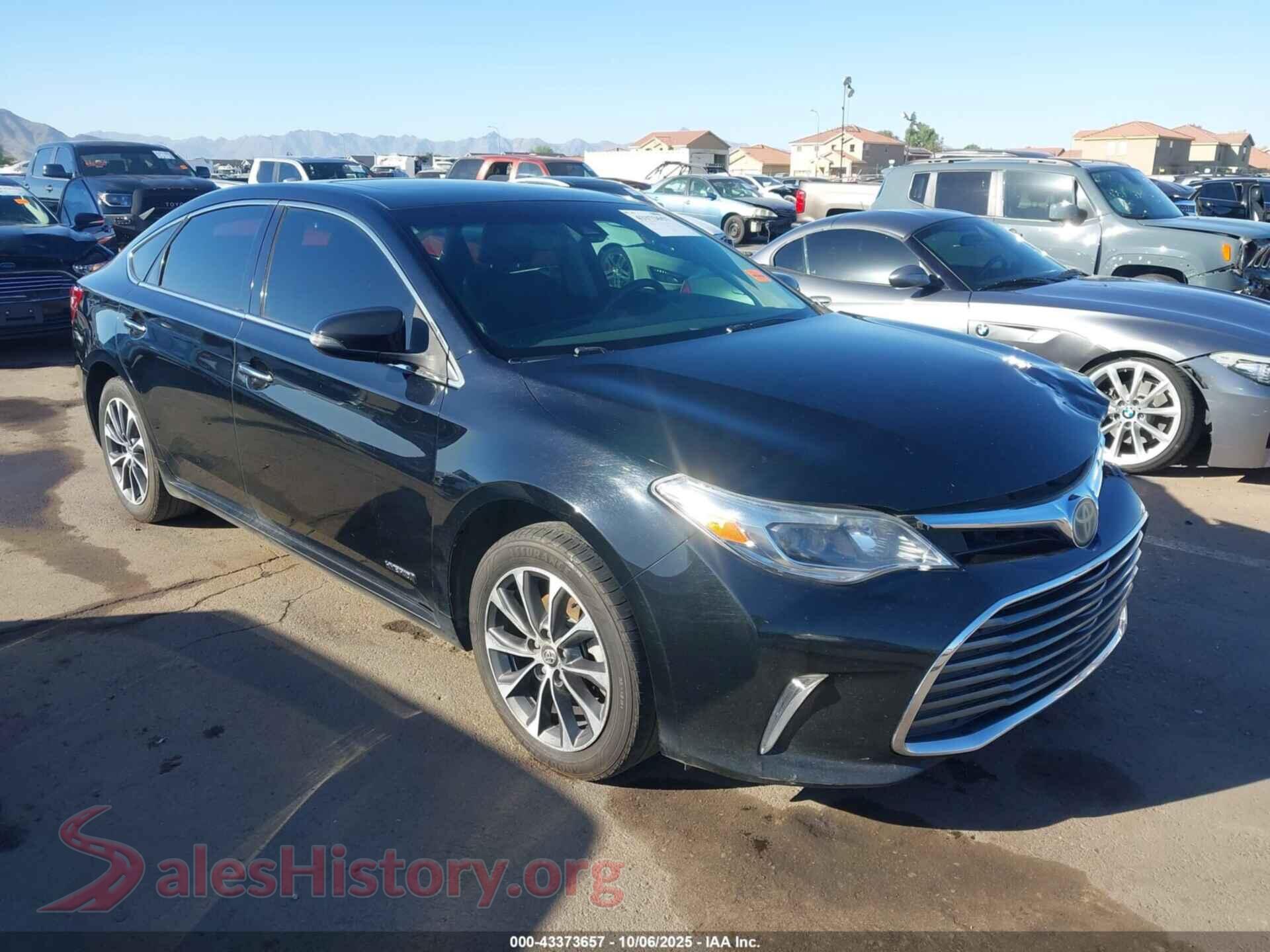 2017 TOYOTA AVALON HYBRID — VIN 4T1BD1EB1HU058809