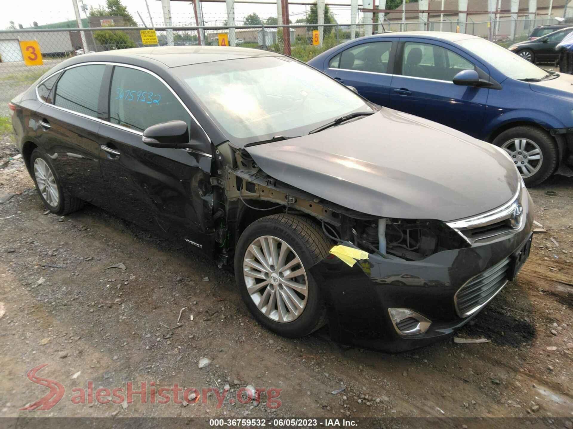 2014 TOYOTA AVALON HYBRID — VIN 4T1BD1EB4EU030952