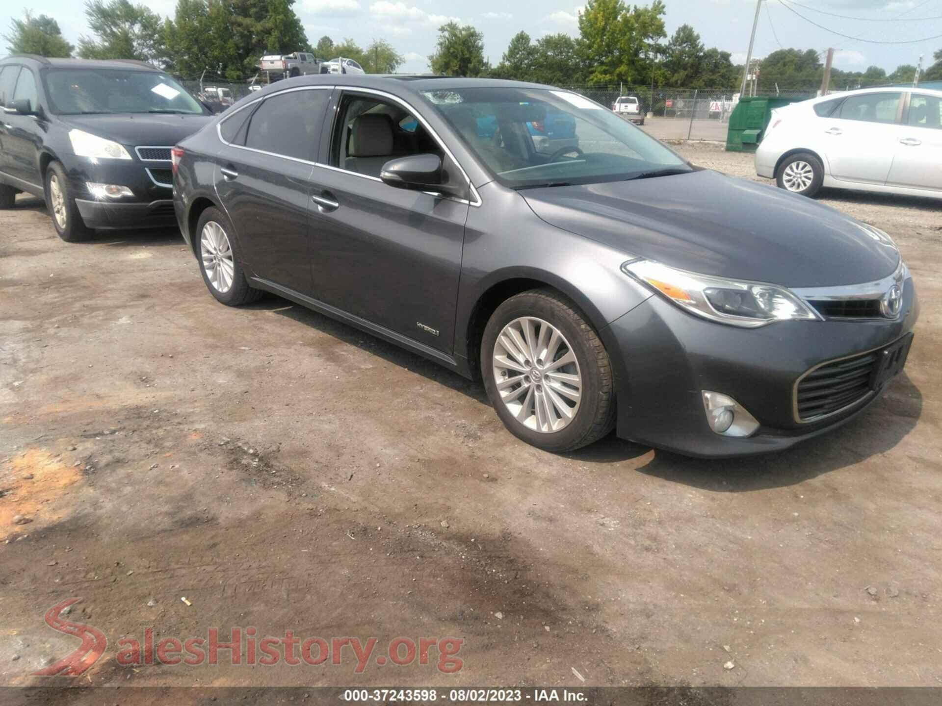 2013 TOYOTA AVALON HYBRID — VIN 4T1BD1EB5DU016623