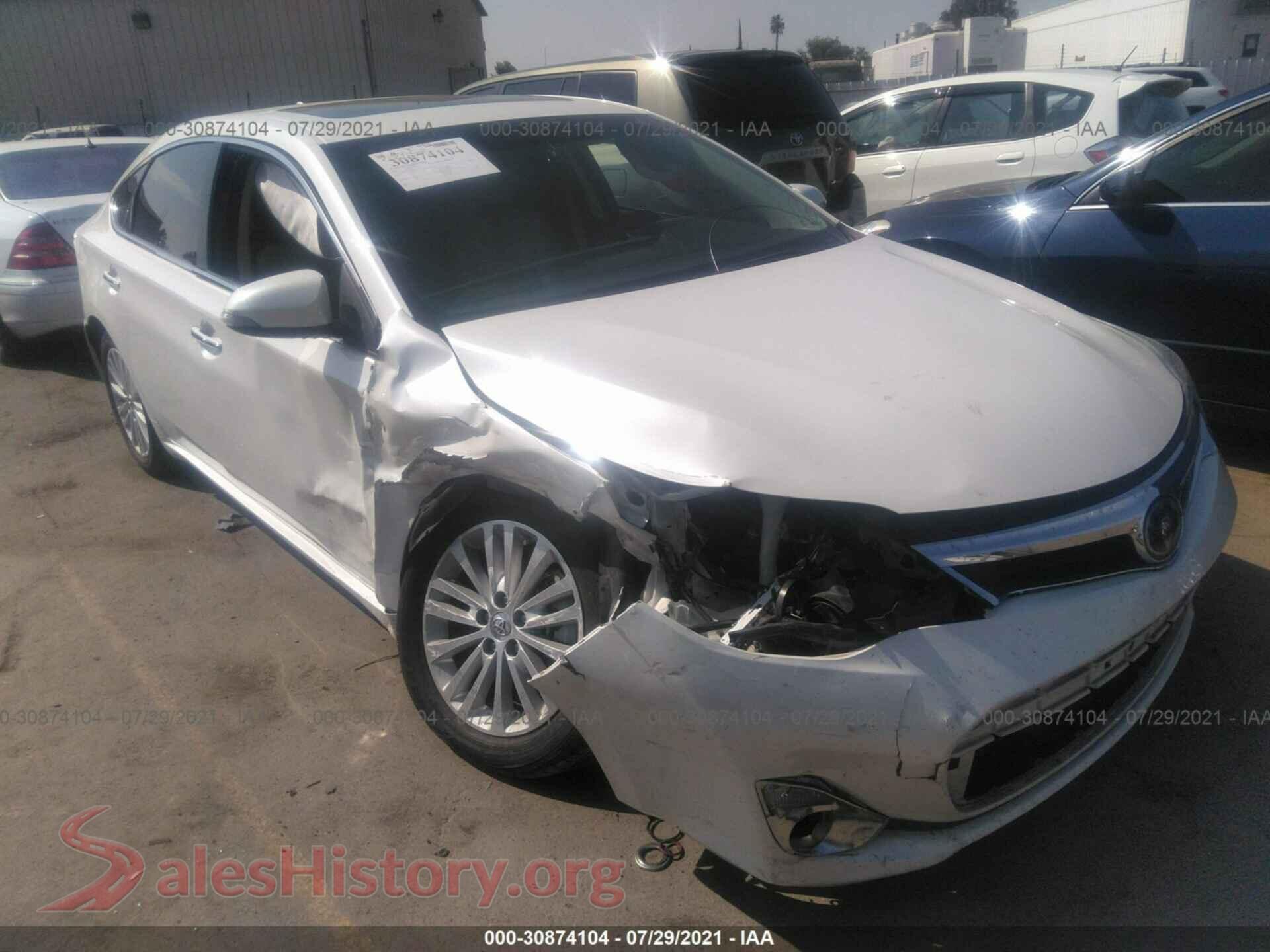 2014 TOYOTA AVALON HYBRID — VIN 4T1BD1EB7EU033389