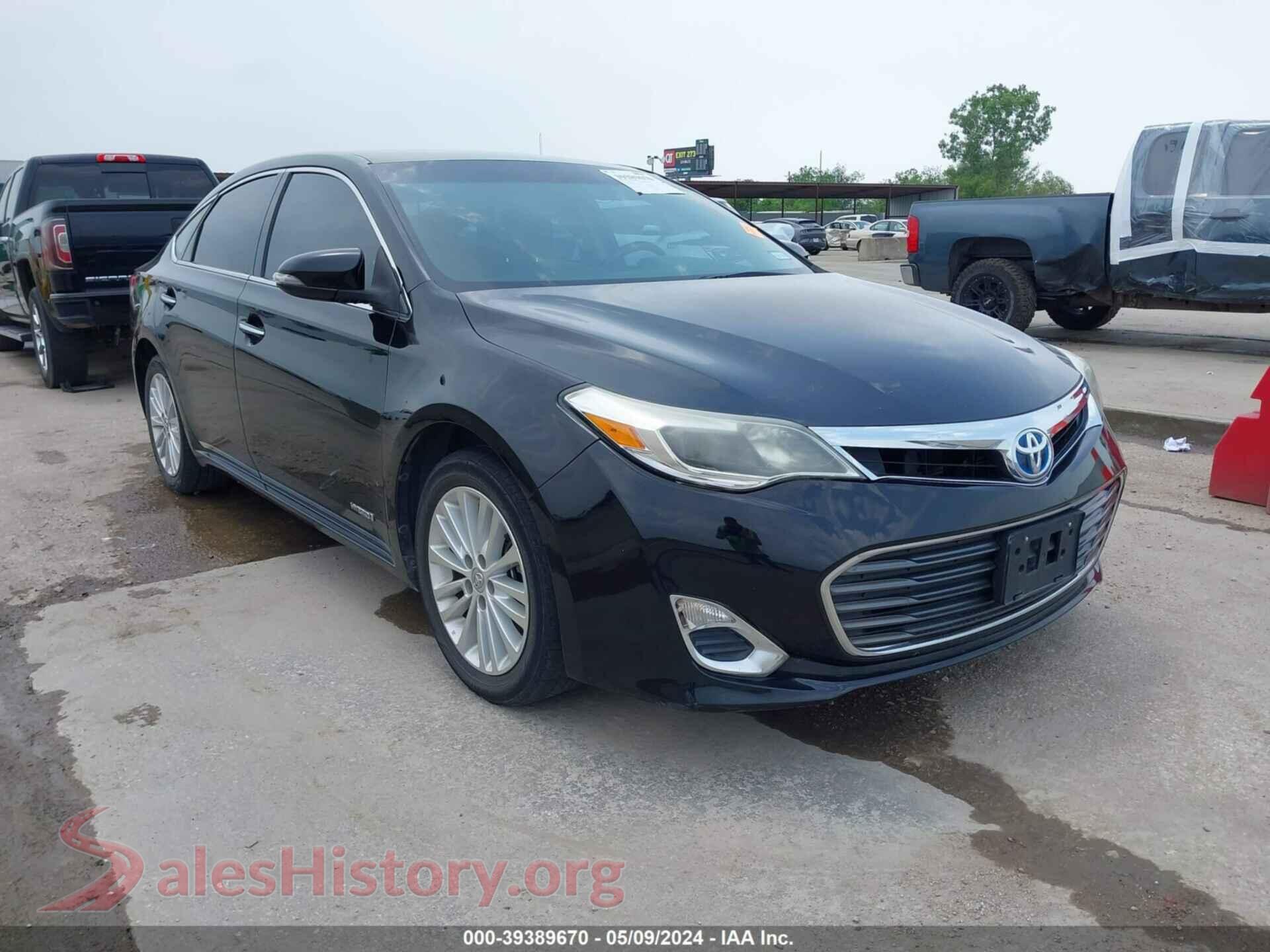 2015 TOYOTA AVALON HYBRID — VIN 4T1BD1EB8FU036514