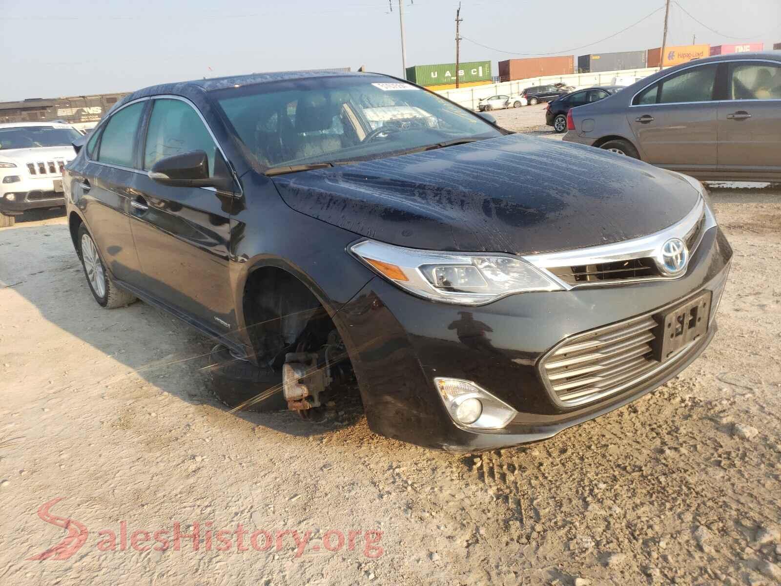 2013 TOYOTA AVALON — VIN 4T1BD1EBXDU009375