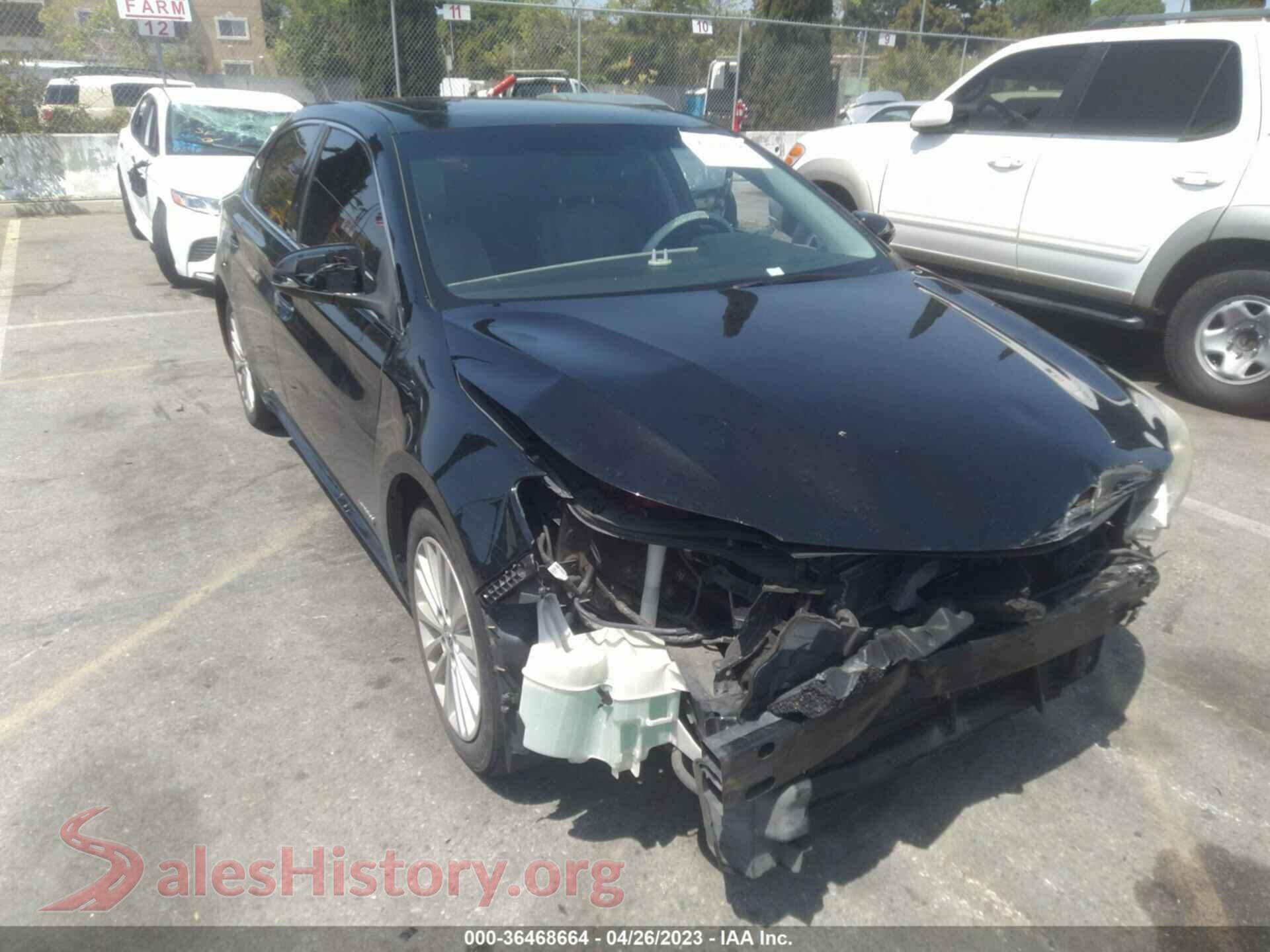 2013 TOYOTA AVALON HYBRID — VIN 4T1BD1EBXDU017444