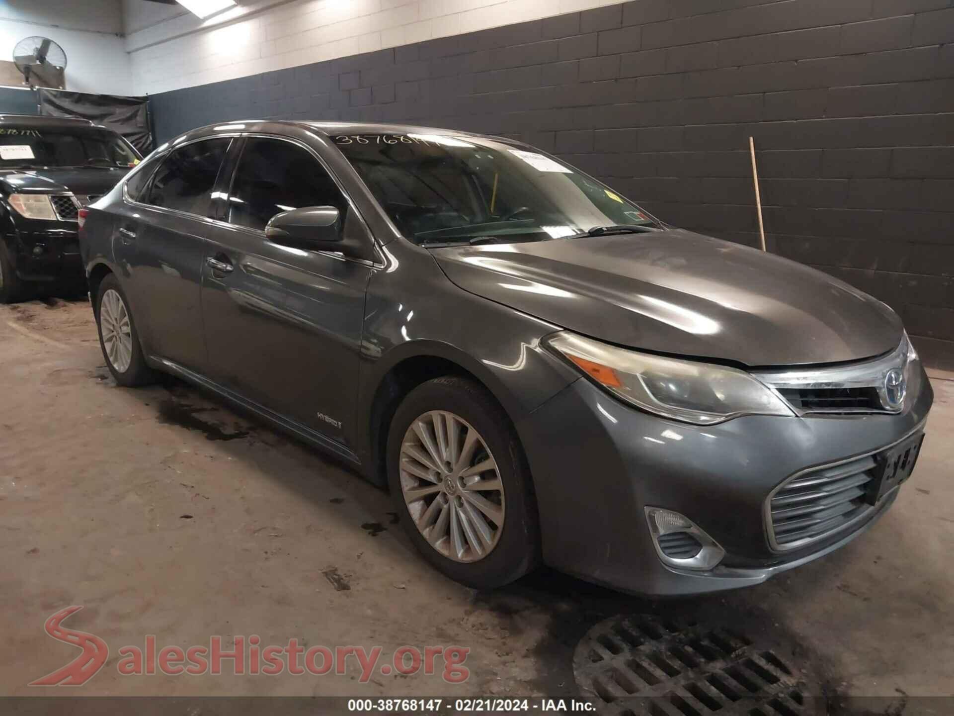 2014 TOYOTA AVALON HYBRID — VIN 4T1BD1EBXEU032088