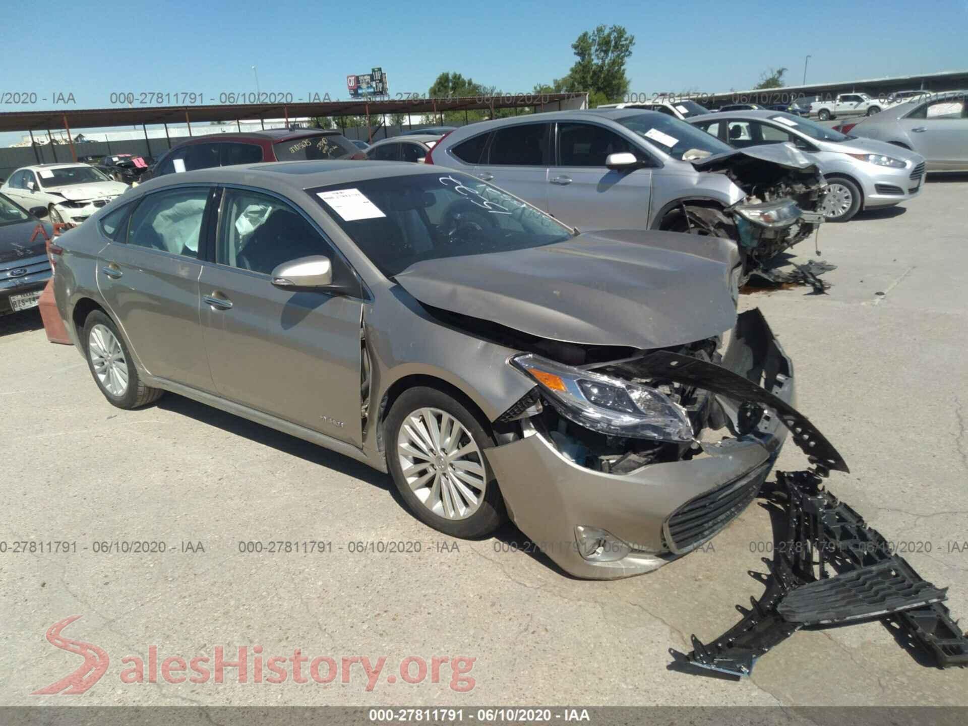 2015 TOYOTA AVALON — VIN 4T1BD1EBXFU037969