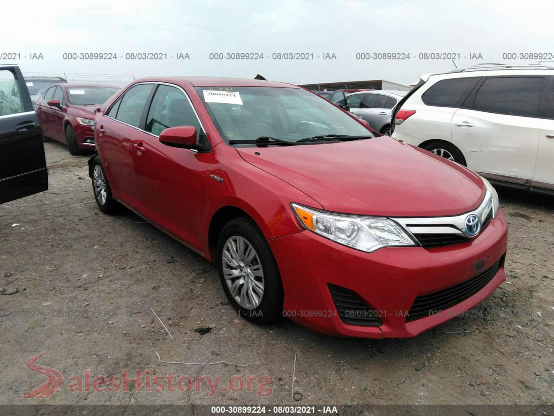 2012 TOYOTA CAMRY HYBRID — VIN 4T1BD1FK1CU058736