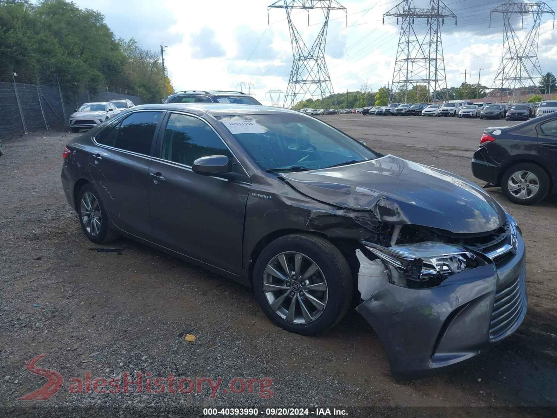 2017 TOYOTA CAMRY HYBRID — VIN 4T1BD1FK1HU219755