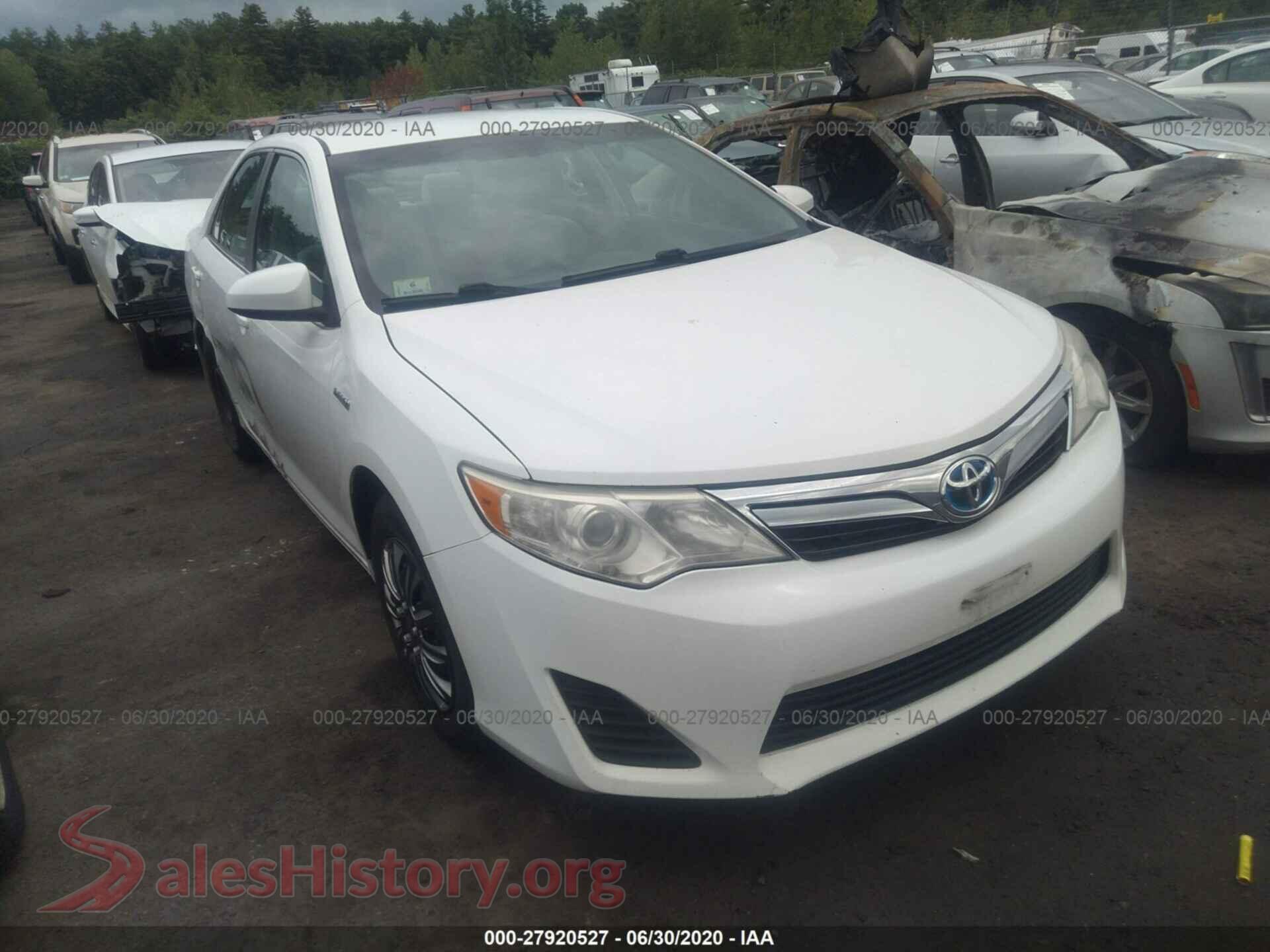 2012 TOYOTA CAMRY — VIN 4T1BD1FK2CU011537