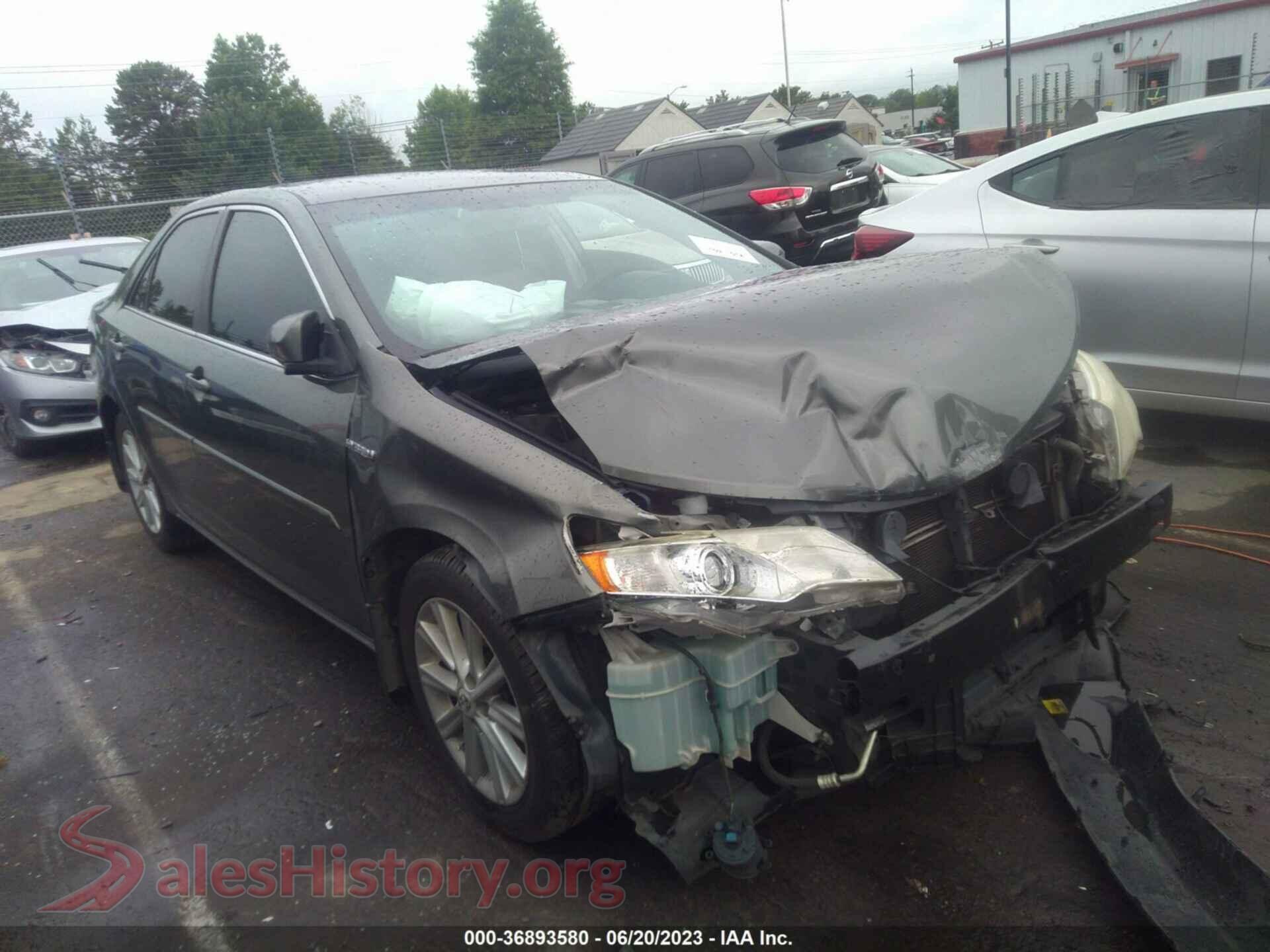 2012 TOYOTA CAMRY HYBRID — VIN 4T1BD1FK2CU041783