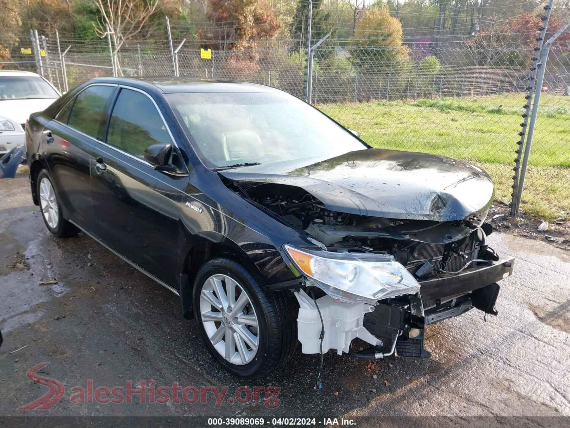 2013 TOYOTA CAMRY HYBRID — VIN 4T1BD1FK3DU079248