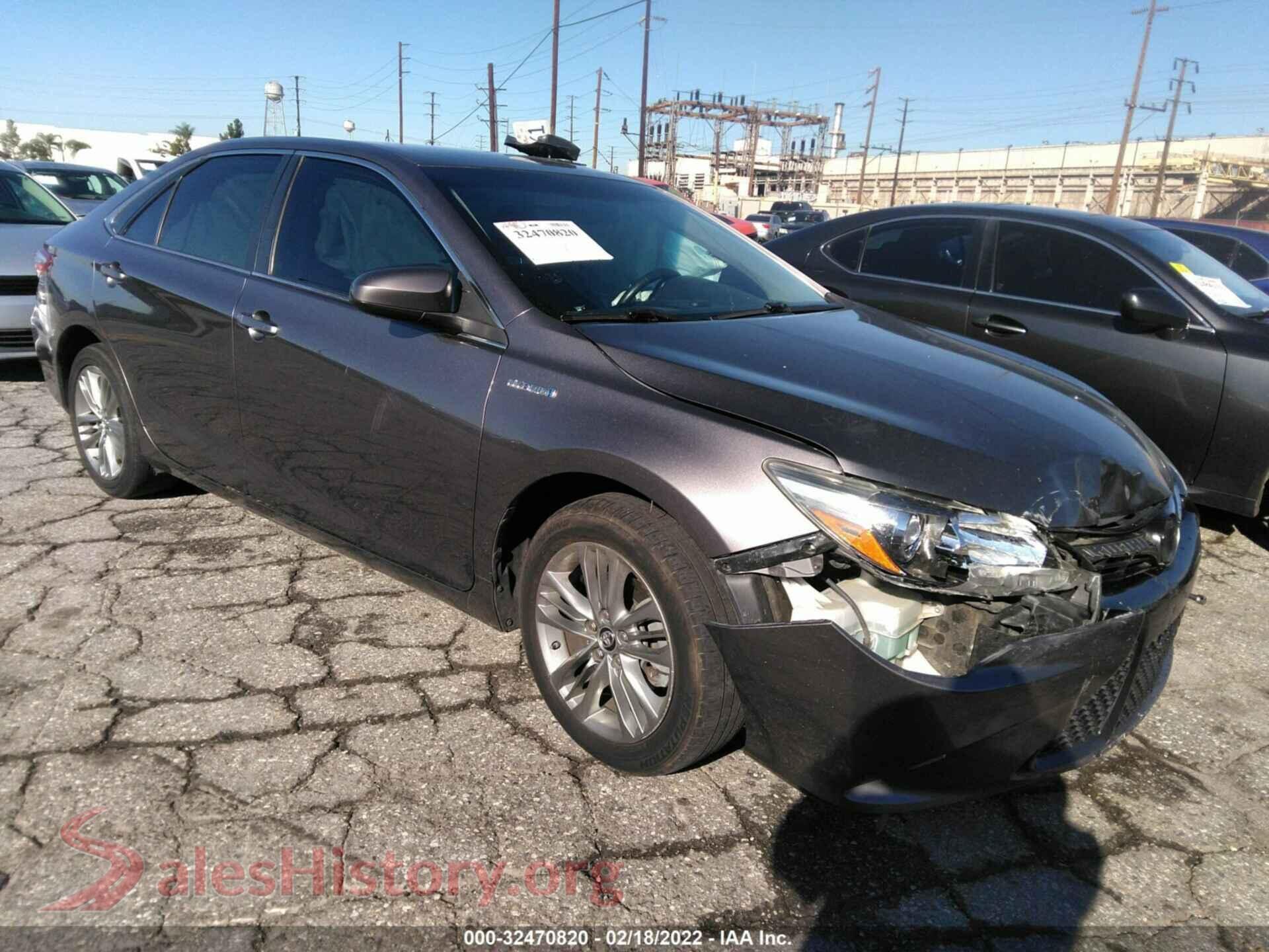 2015 TOYOTA CAMRY HYBRID — VIN 4T1BD1FK3FU155960