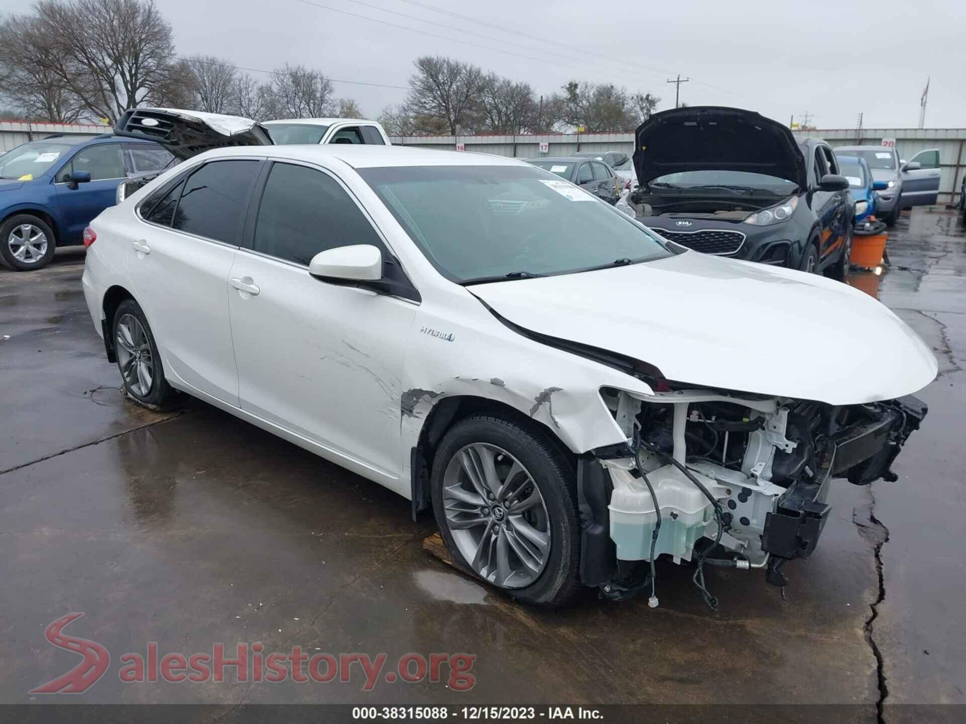 2015 TOYOTA CAMRY HYBRID — VIN 4T1BD1FK4FU149066