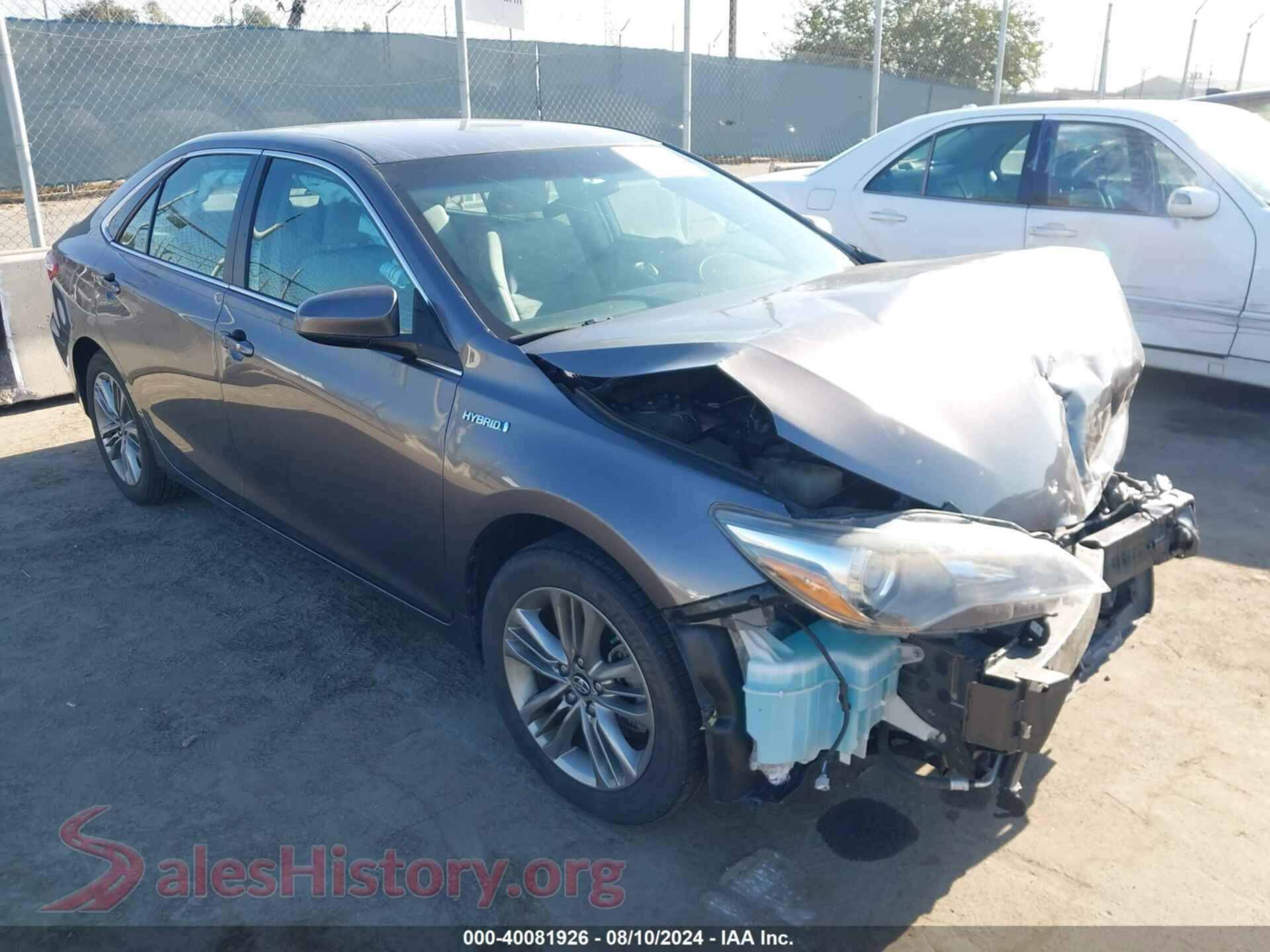 2017 TOYOTA CAMRY HYBRID — VIN 4T1BD1FK5HU219645