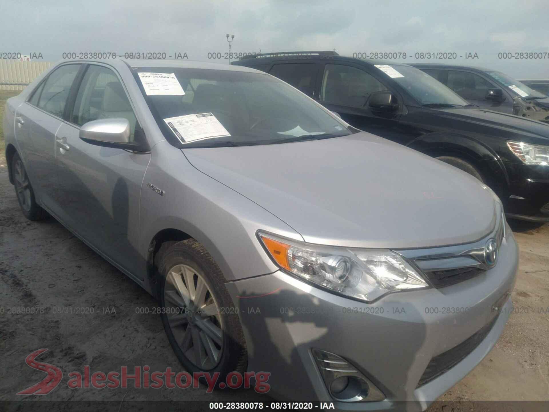 2013 TOYOTA CAMRY HYBRID — VIN 4T1BD1FK9DU090125