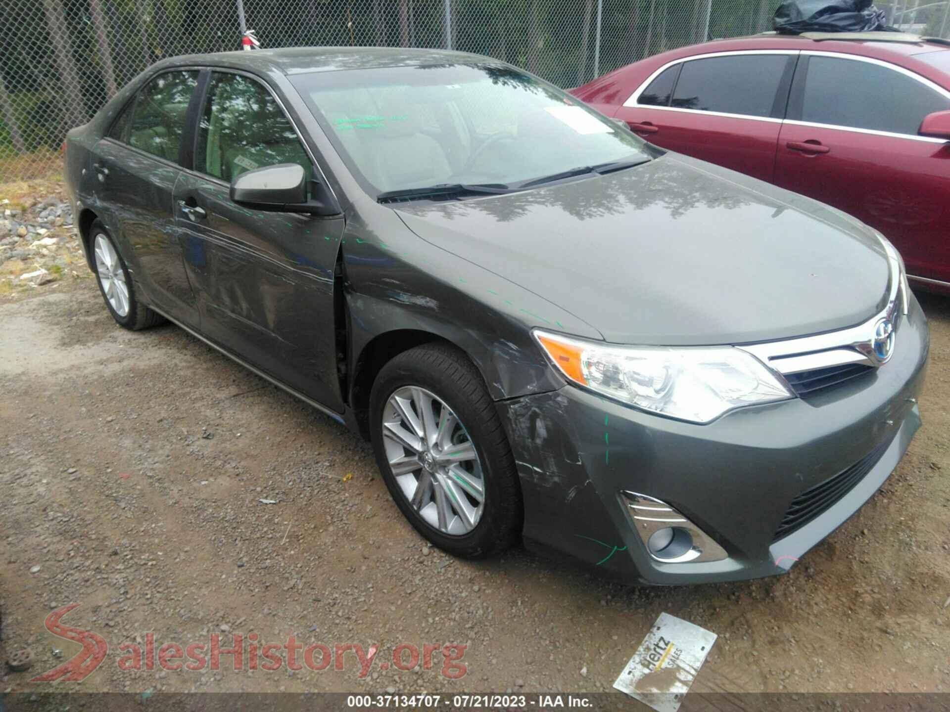 2012 TOYOTA CAMRY HYBRID — VIN 4T1BD1FKXCU028232