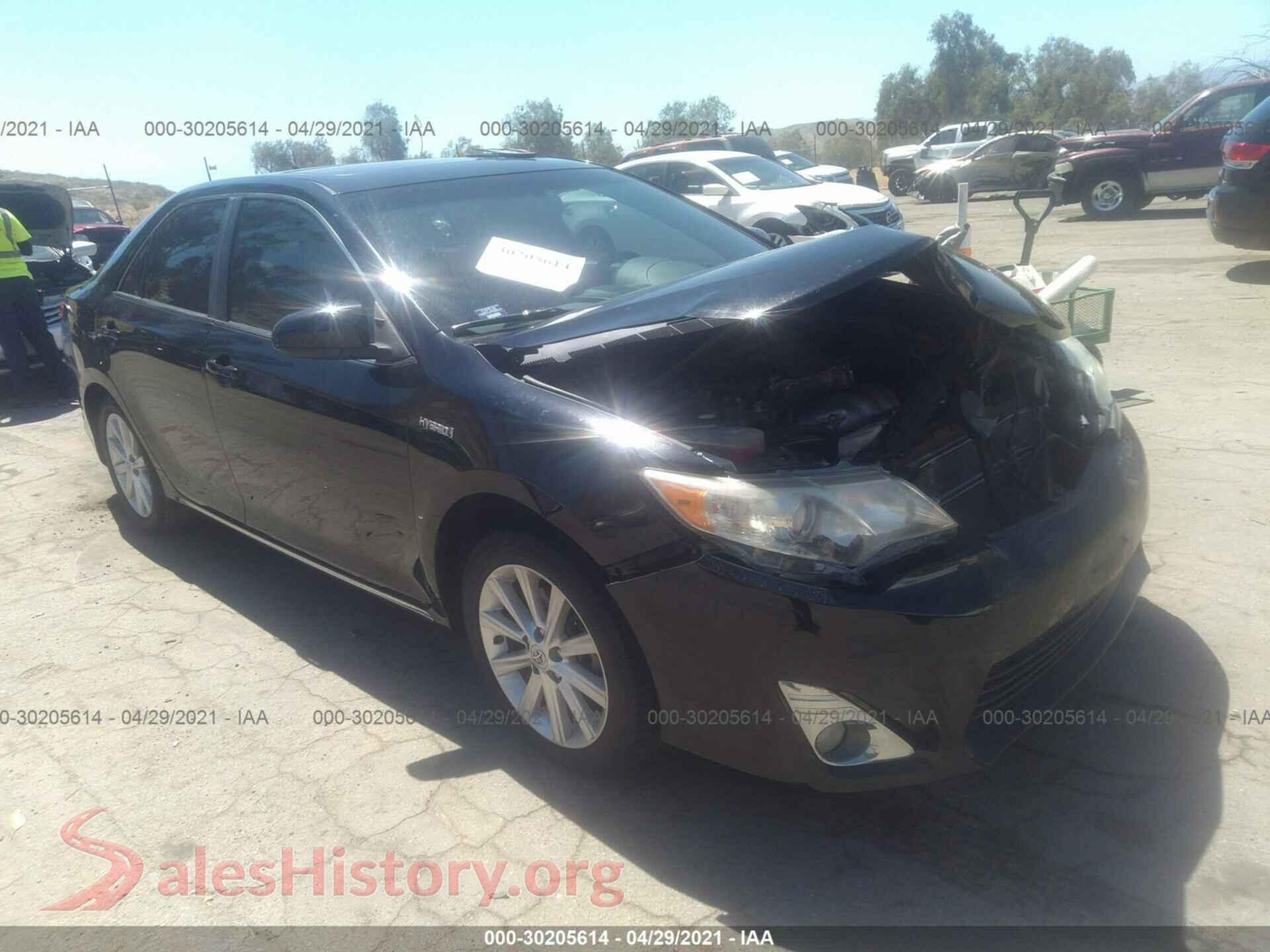 2012 TOYOTA CAMRY HYBRID — VIN 4T1BD1FKXCU048108