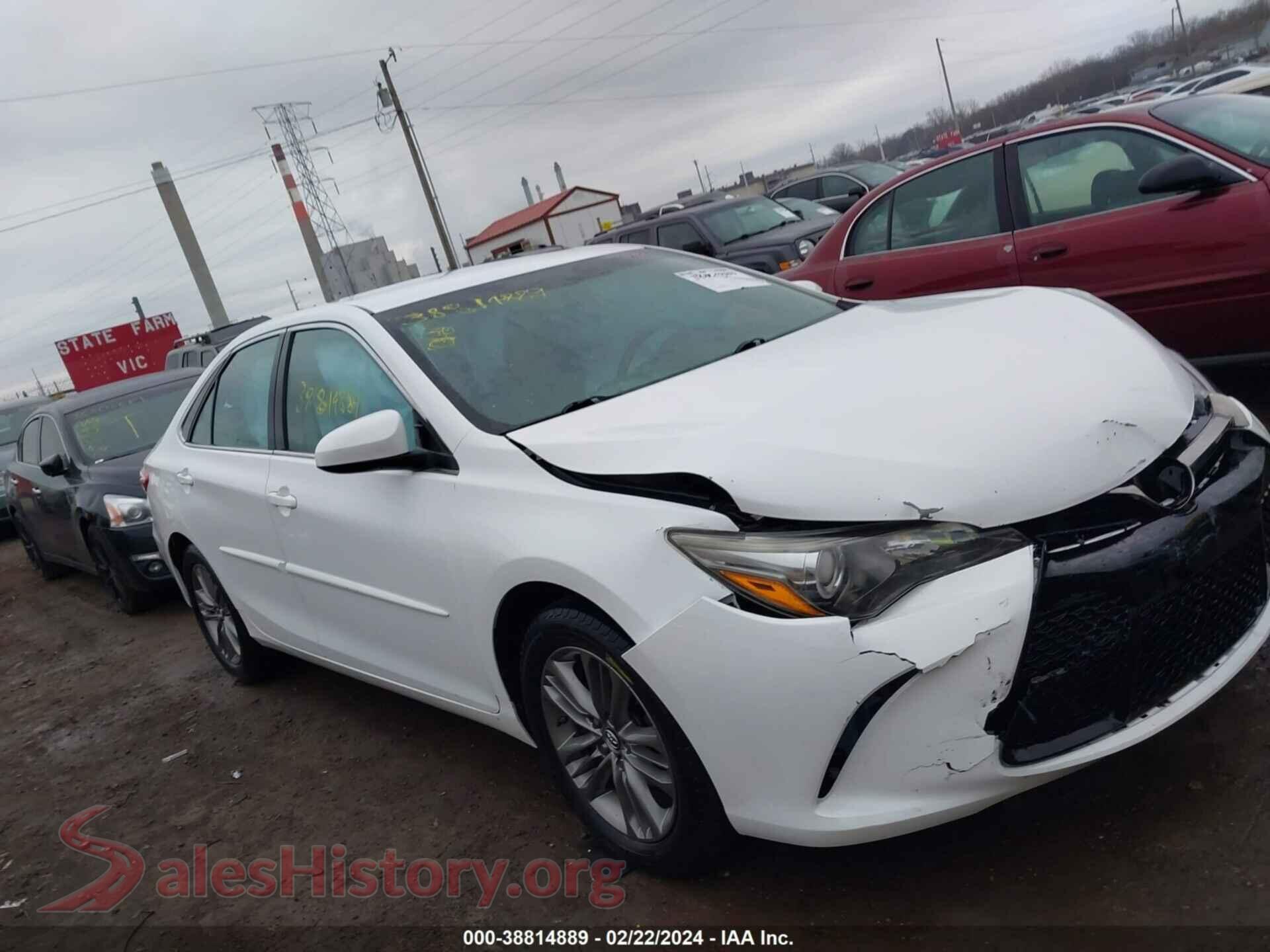 2015 TOYOTA CAMRY — VIN 4T1BF1FK1FU954582