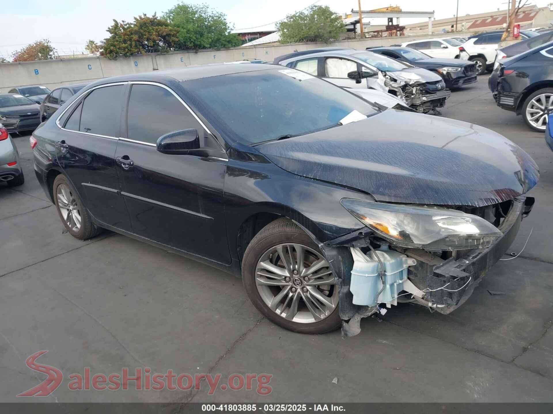 2016 TOYOTA CAMRY — VIN 4T1BF1FK1GU161770