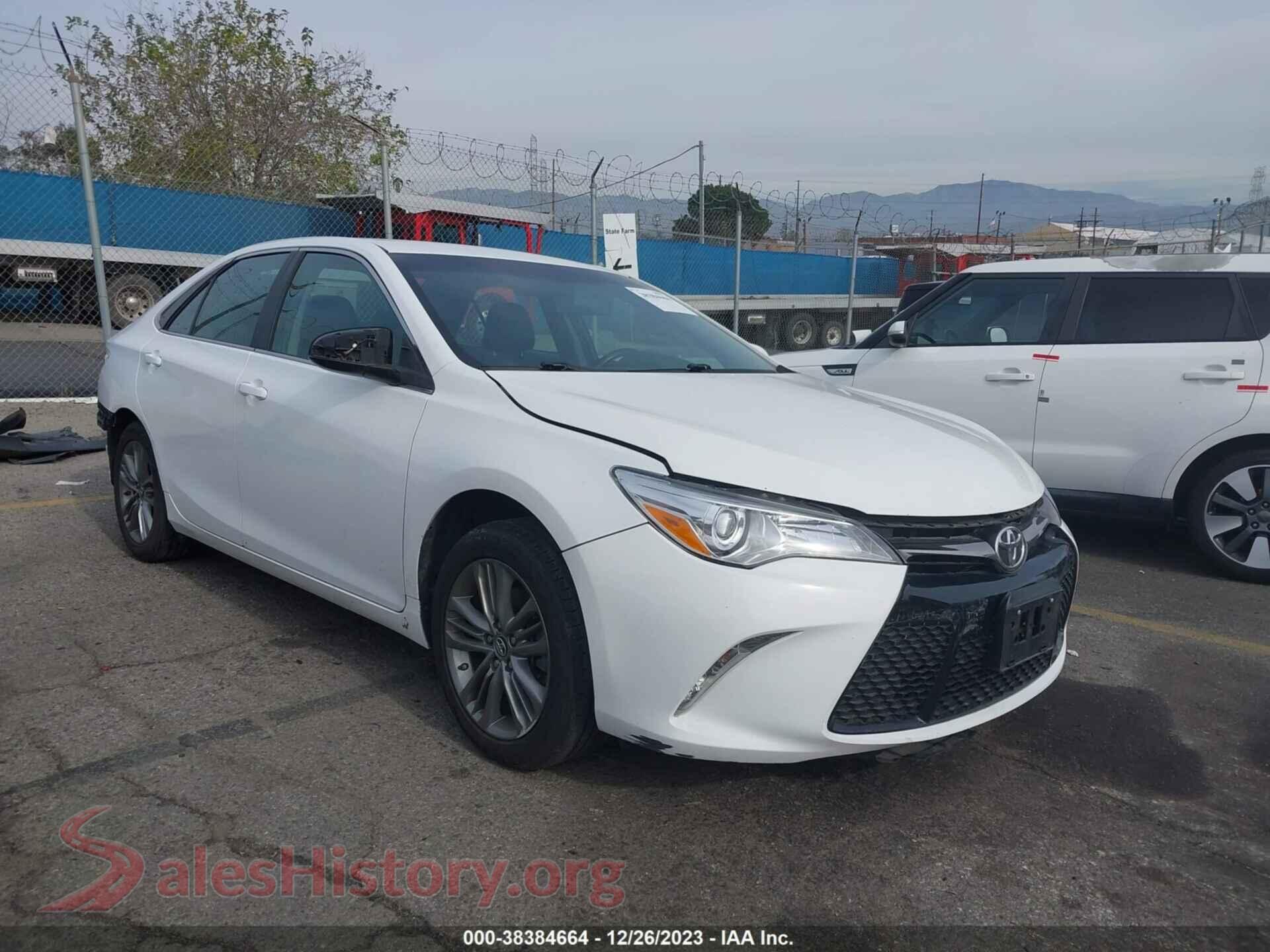 2016 TOYOTA CAMRY — VIN 4T1BF1FK1GU202429