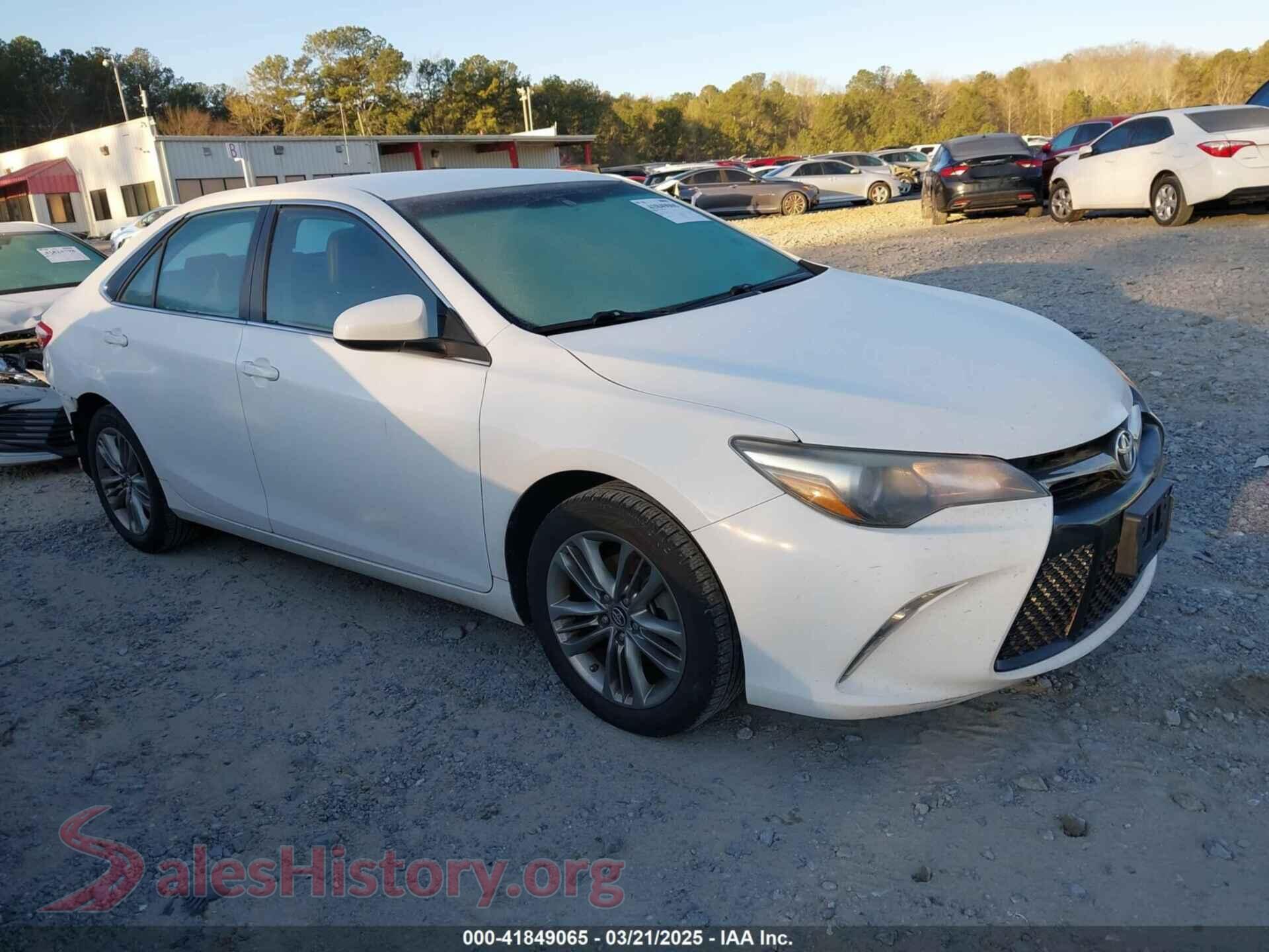 2016 TOYOTA CAMRY — VIN 4T1BF1FK1GU584039