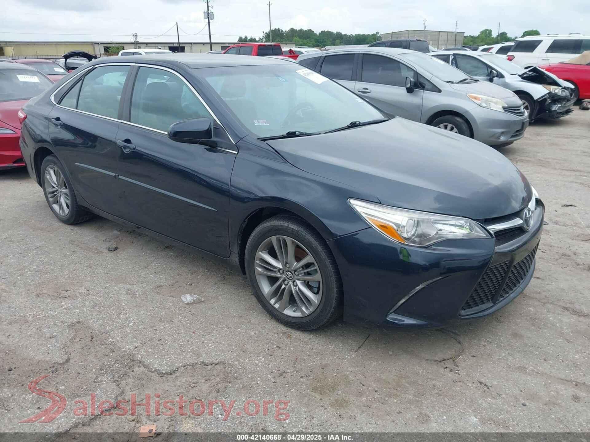 2016 TOYOTA CAMRY — VIN 4T1BF1FK2GU116644