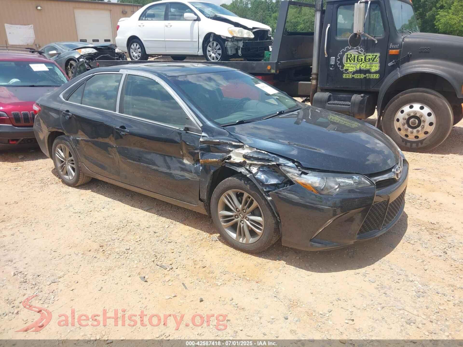 2016 TOYOTA CAMRY — VIN 4T1BF1FK3GU130102