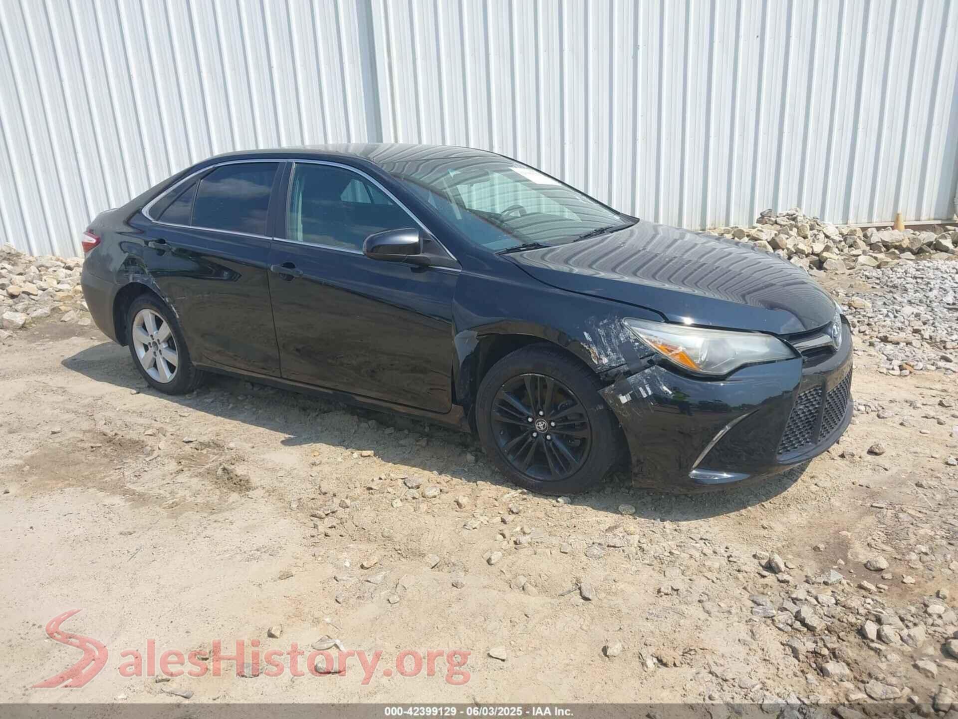 2016 TOYOTA CAMRY — VIN 4T1BF1FK3GU597391