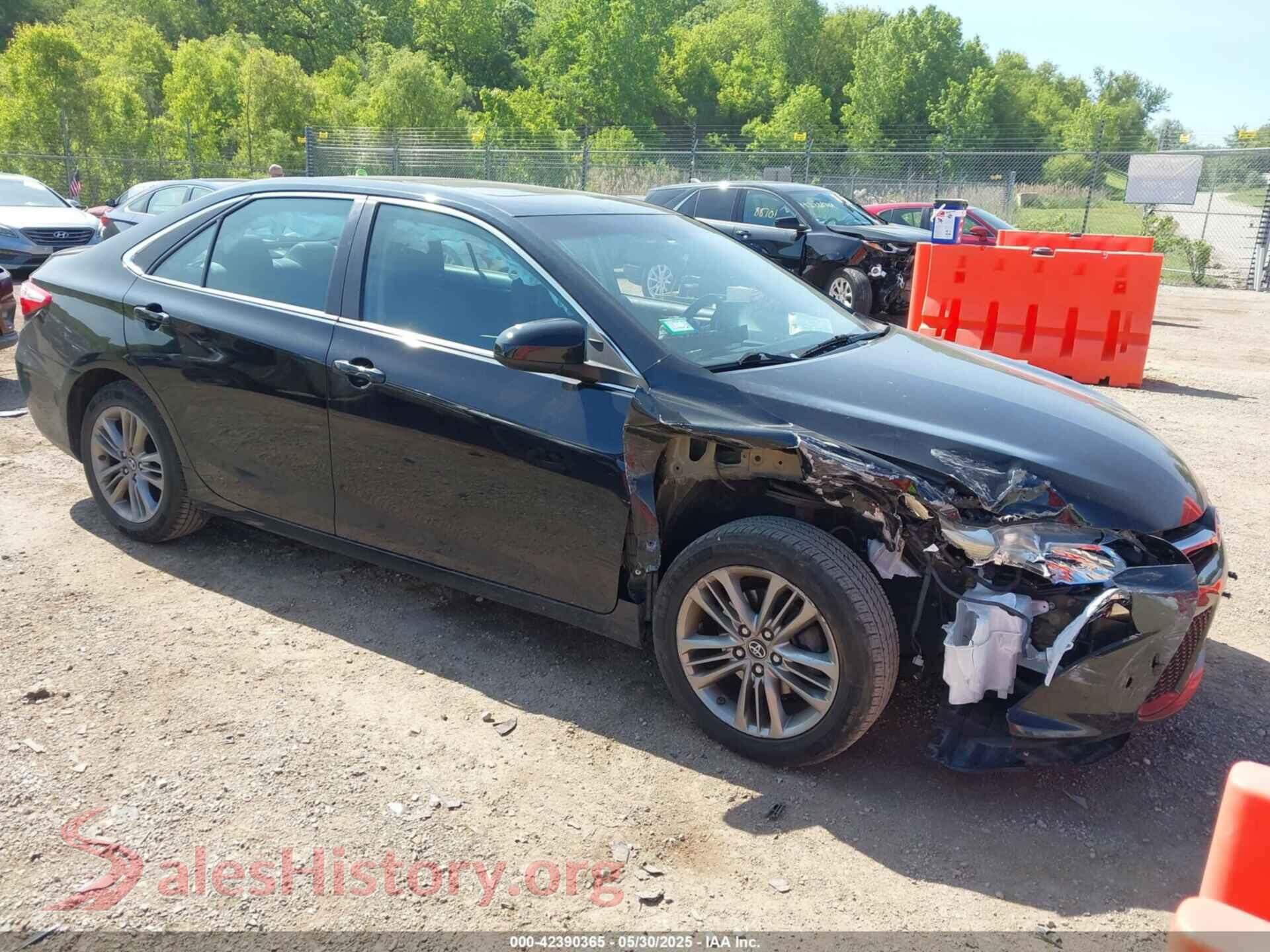 2016 TOYOTA CAMRY — VIN 4T1BF1FK4GU216860