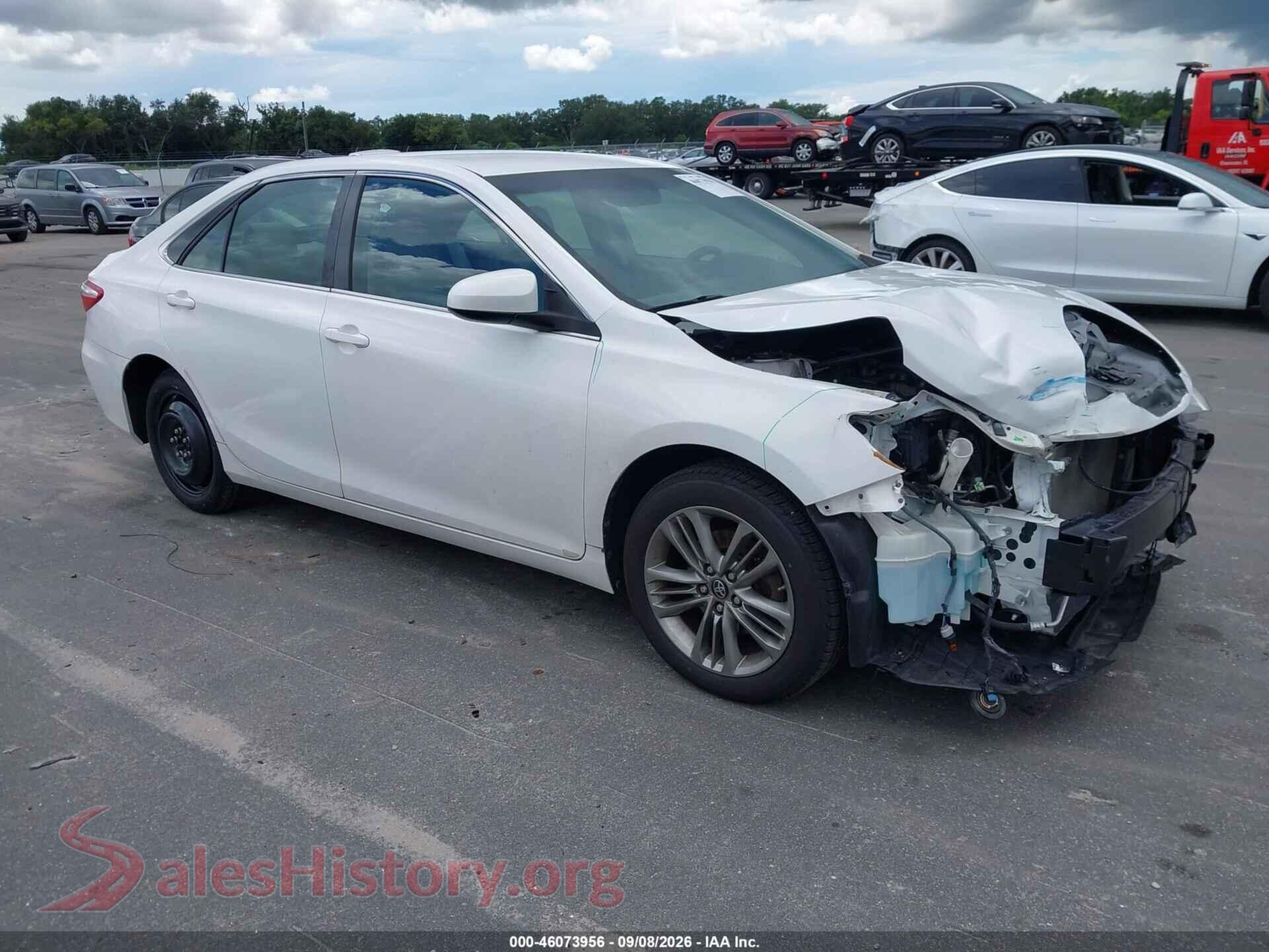2016 TOYOTA CAMRY — VIN 4T1BF1FK5GU572041