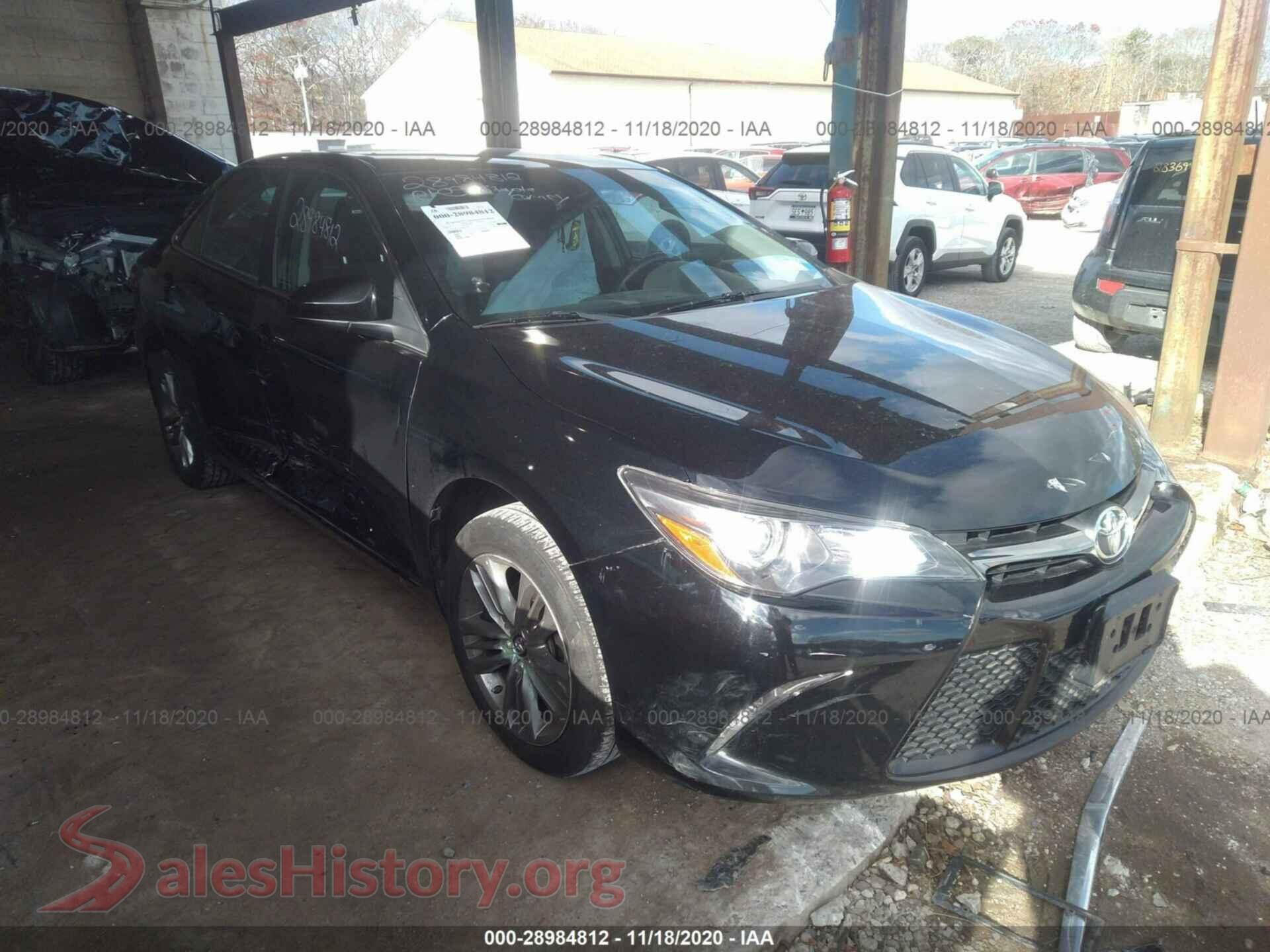 2016 TOYOTA CAMRY — VIN 4T1BF1FK6GU266840