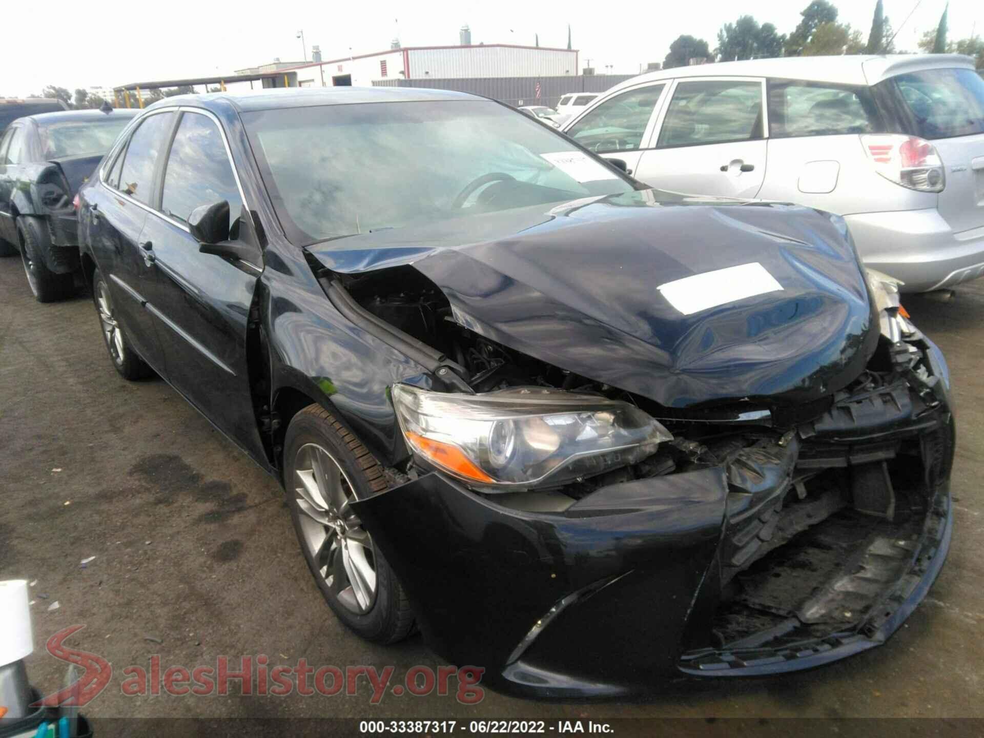 2016 TOYOTA CAMRY — VIN 4T1BF1FK7GU158047