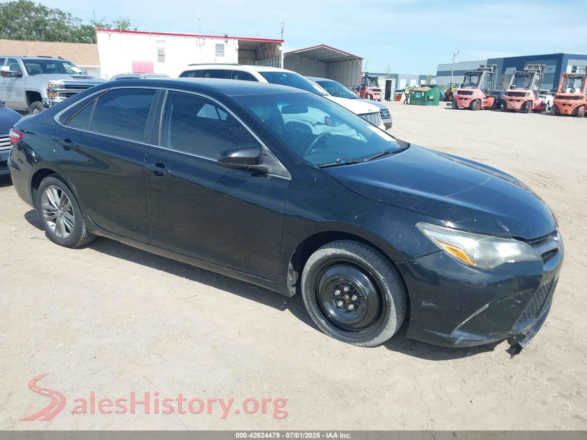 2016 TOYOTA CAMRY — VIN 4T1BF1FK7GU229943