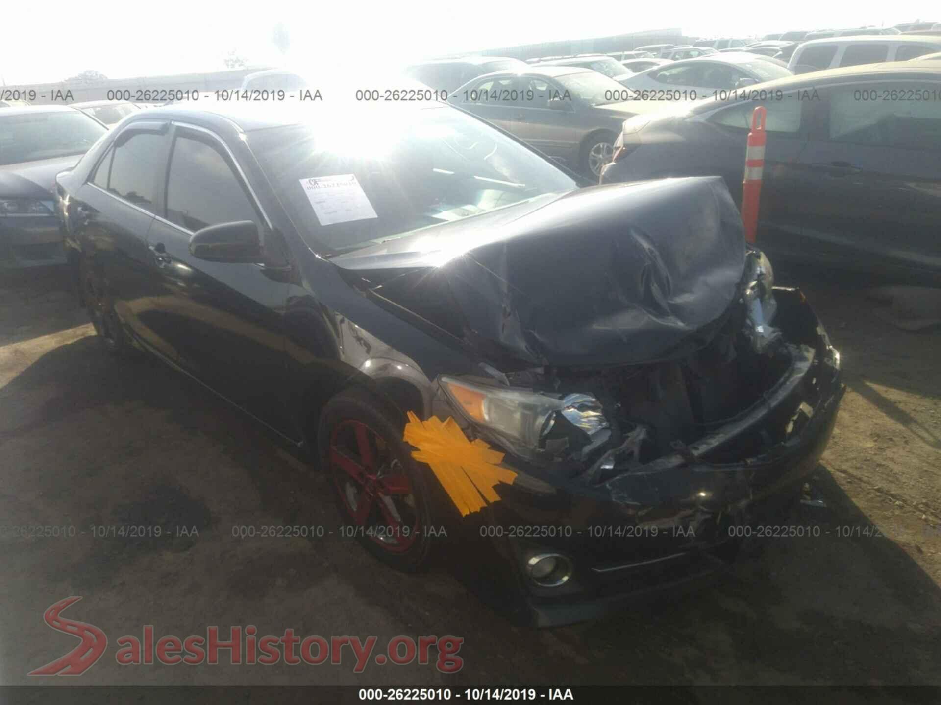 2012 TOYOTA CAMRY — VIN 4T1BF1FK8CU012511