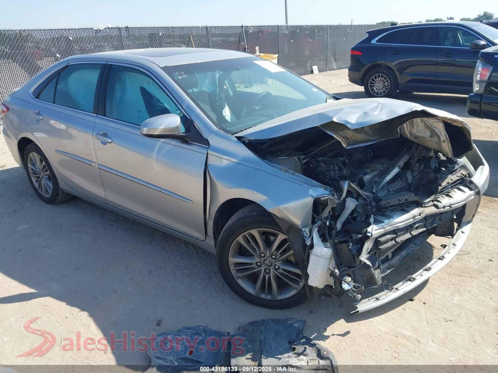 2016 TOYOTA CAMRY — VIN 4T1BF1FK8GU212276