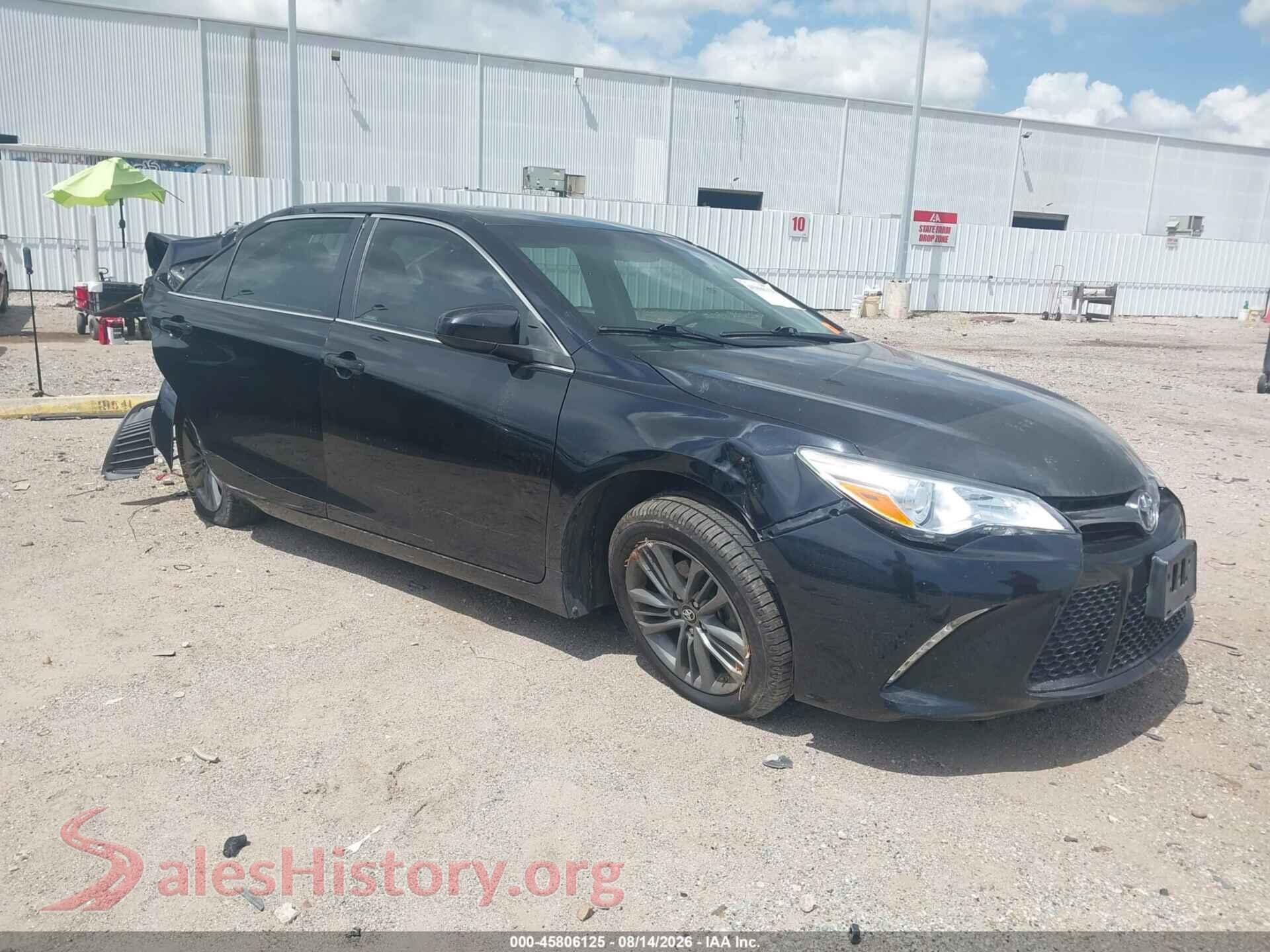2017 TOYOTA CAMRY — VIN 4T1BF1FKXHU284582