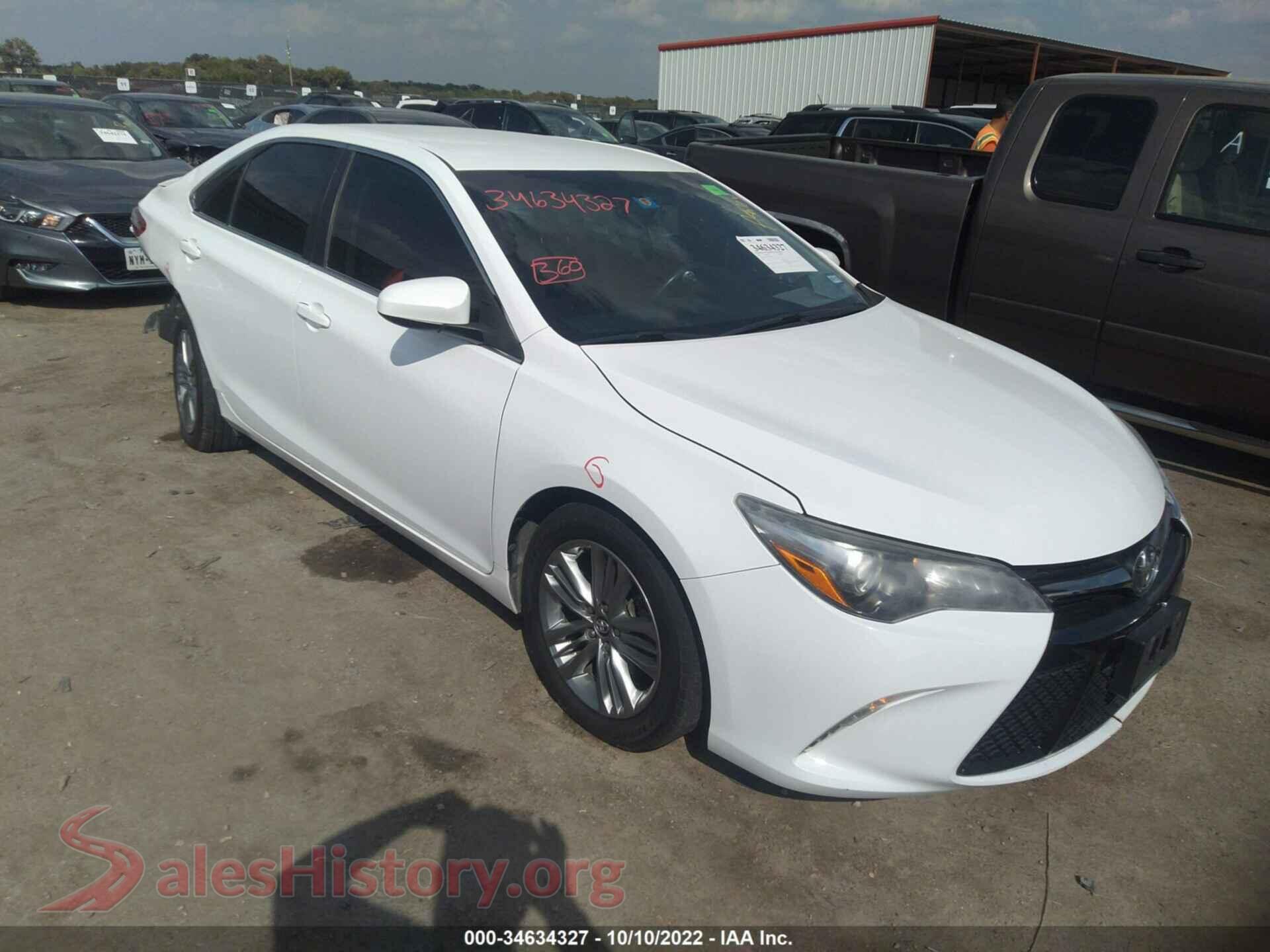 2017 TOYOTA CAMRY — VIN 4T1BF1FKXHU391406