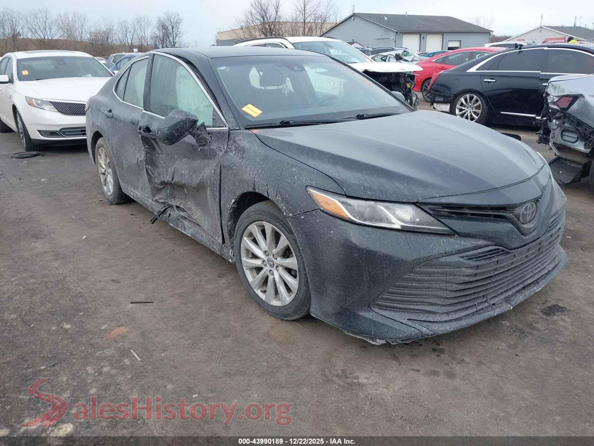 2020 TOYOTA CAMRY — VIN 4T1C11AK1LU943345