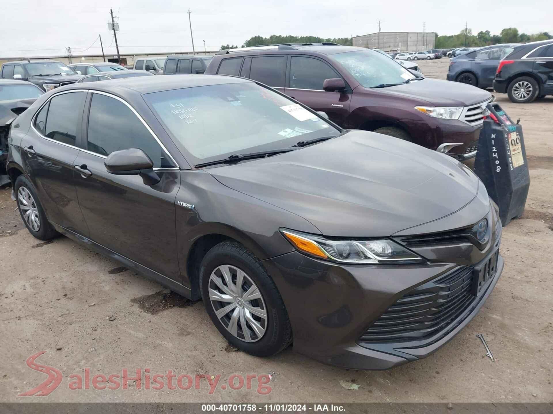 2020 TOYOTA CAMRY — VIN 4T1C31AK1LU522252