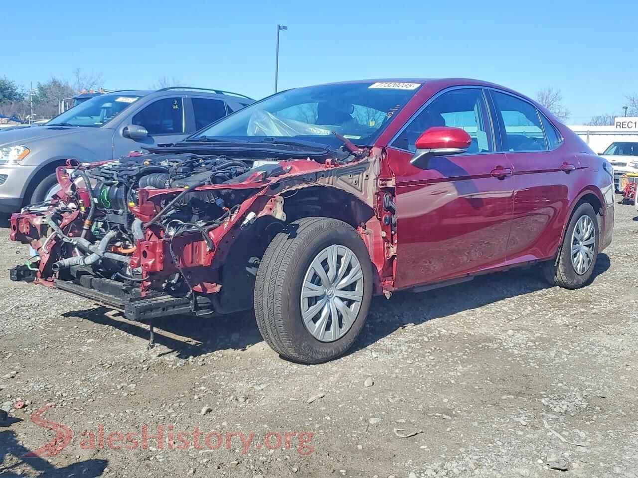 2022 TOYOTA CAMRY SOLA — VIN 4T1C31AK5NU596230